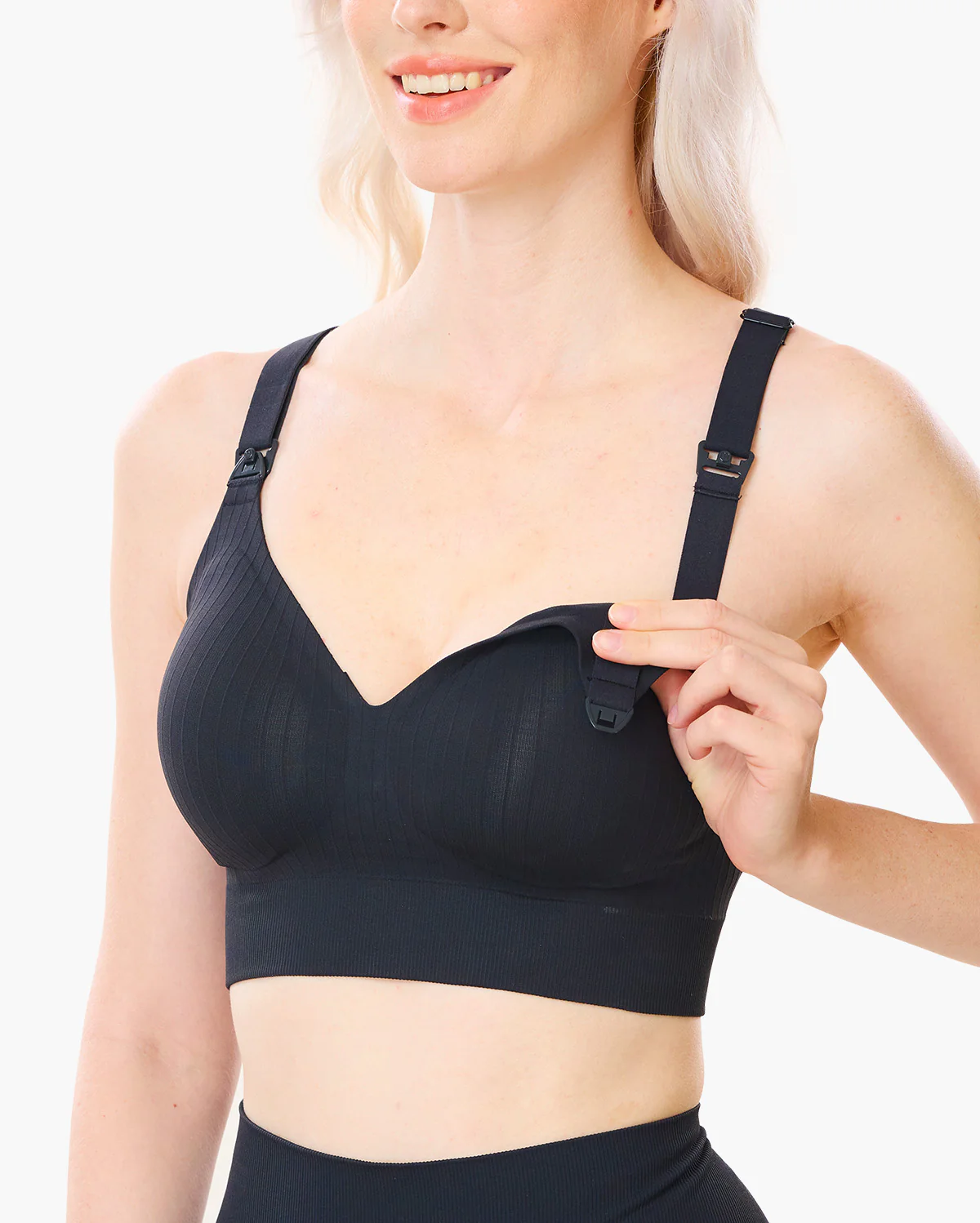 Momcozy CoolFit Nursing Sports Bra - Racerback - Image 15