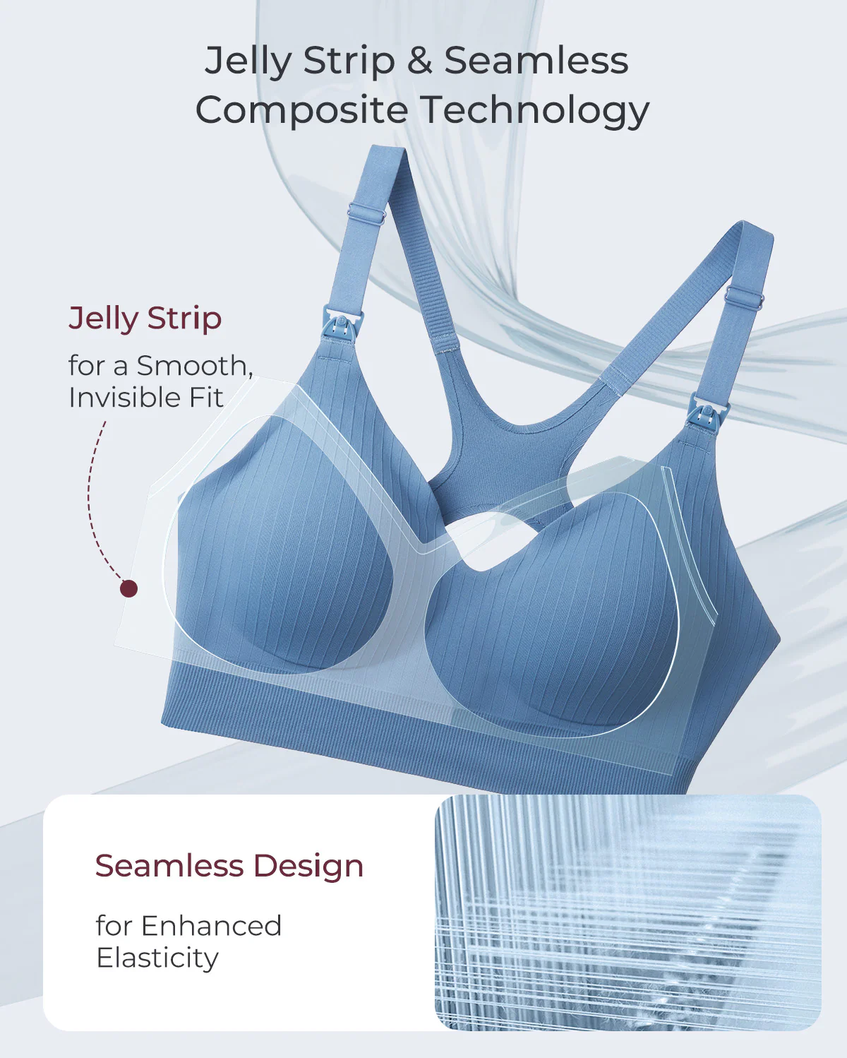 Momcozy CoolFit Nursing Sports Bra - Racerback - Image 22