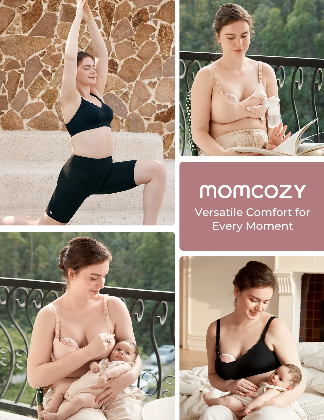 Momcozy Cooling Hands-Free Nursing & Pump Bra - Image 16