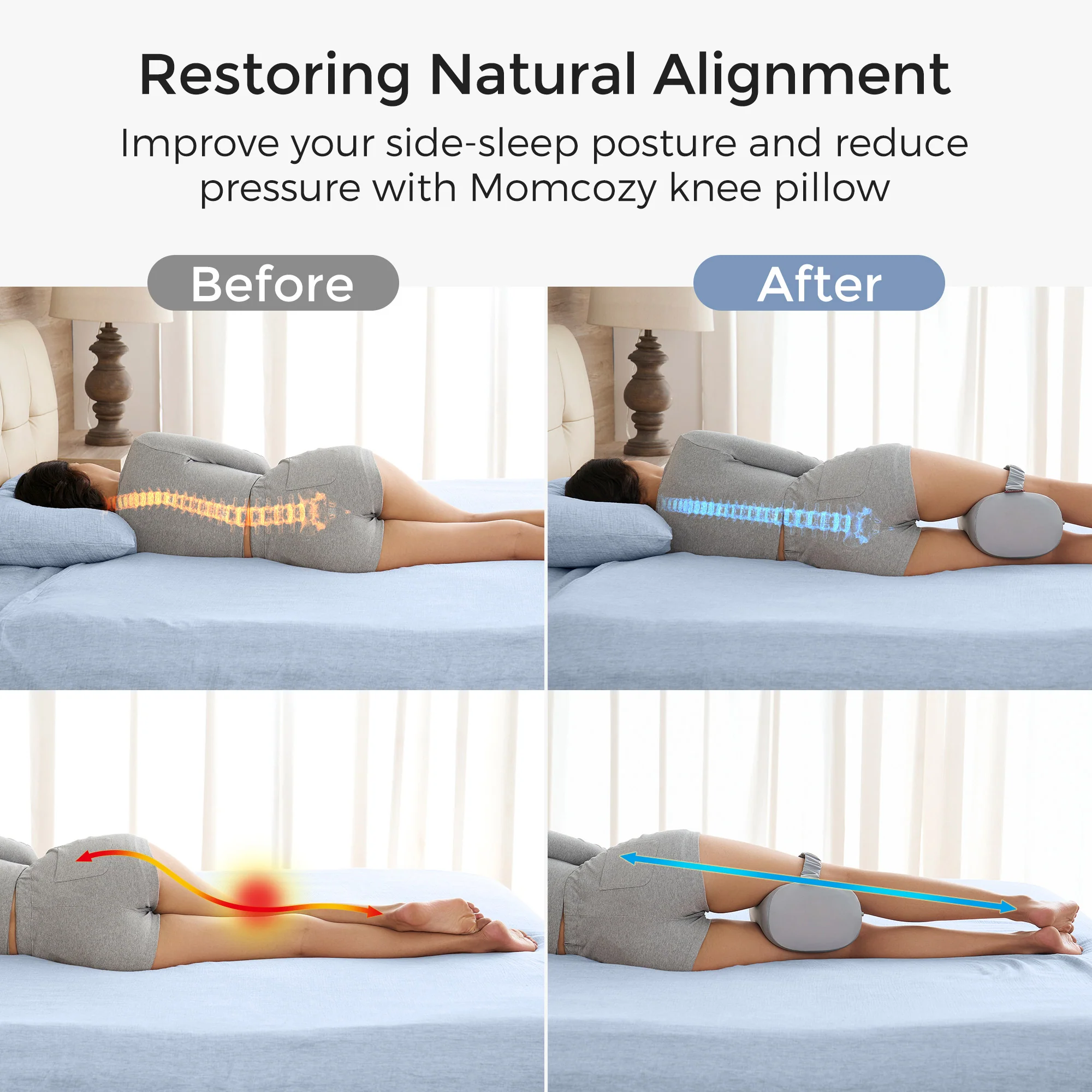 Momcozy Pregnancy Knee Pillow - Image 5