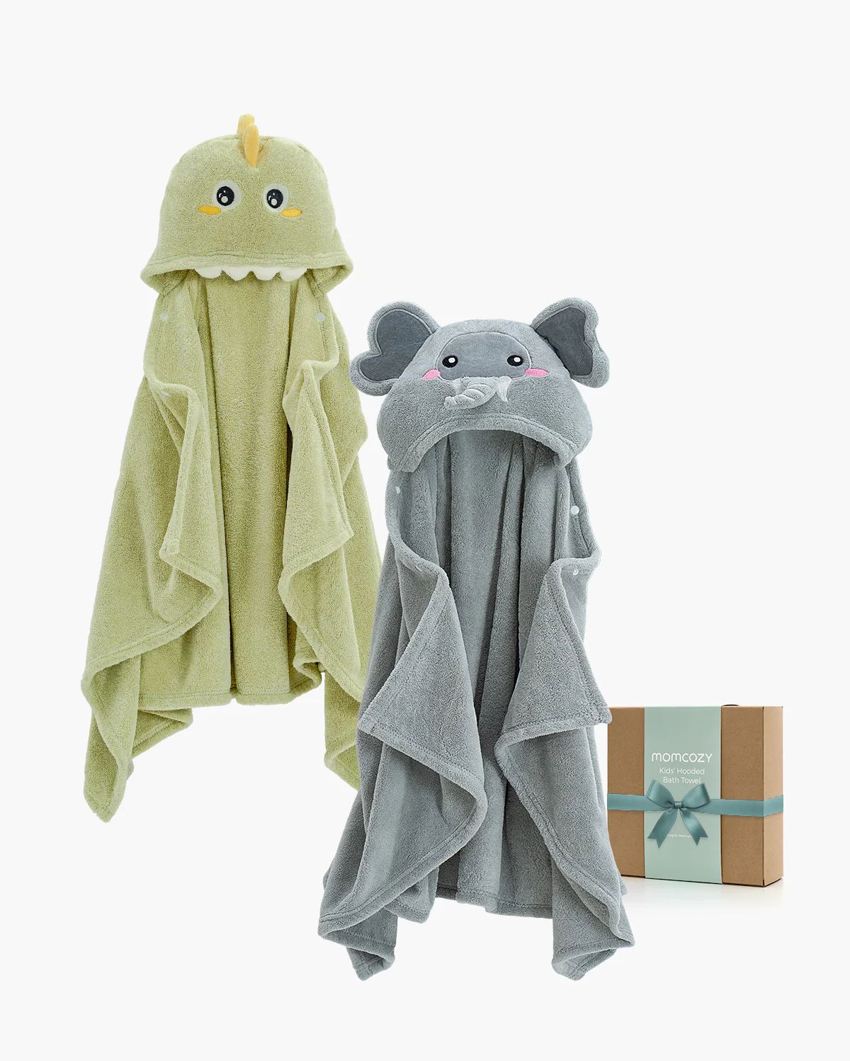 Coral Fleece Hooded Baby Bath Towel - Image 5
