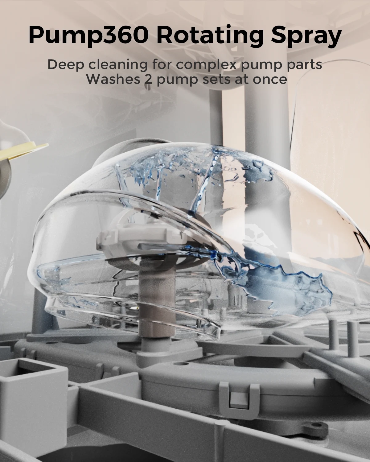 Pre-order: Momcozy DeepClean Baby Bottle Washer (D8) - Image 7