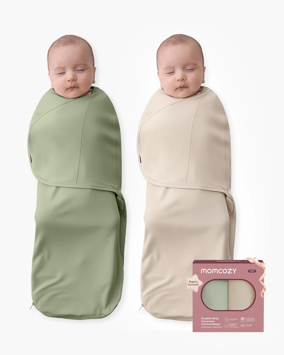 Momcozy Easy Swaddle Wrap For 0-3M - Image 45