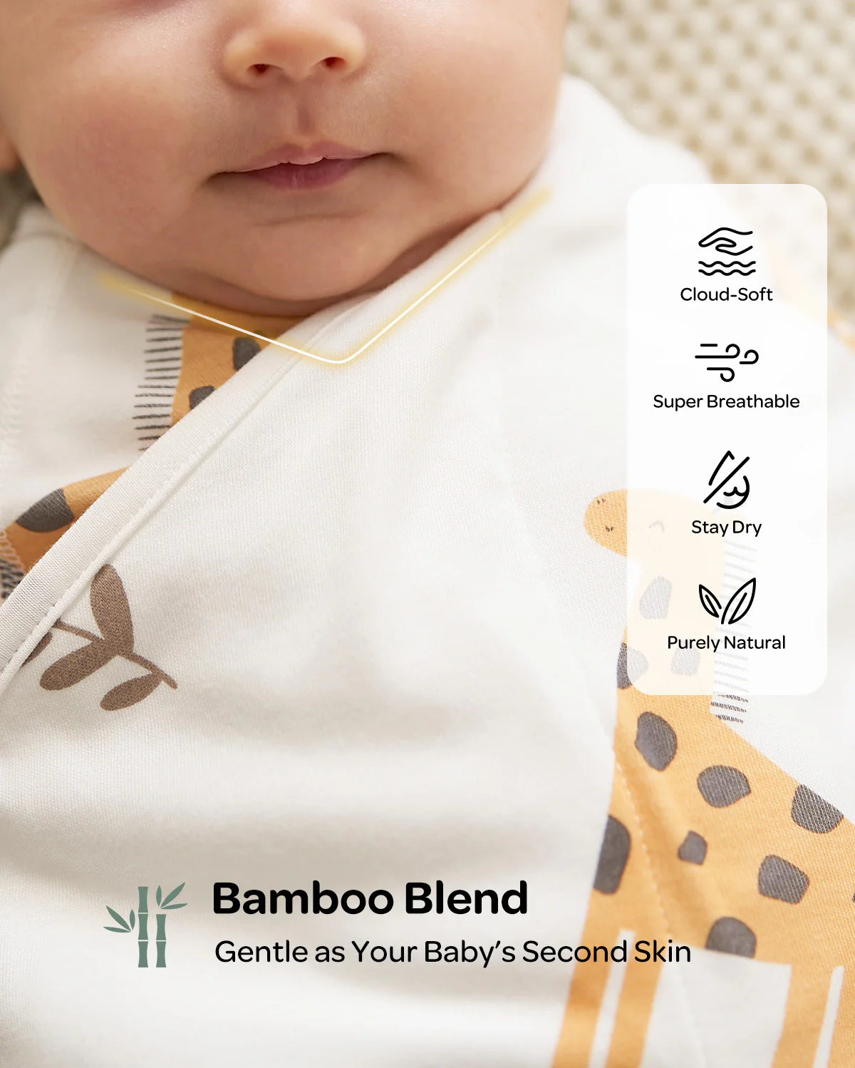 Momcozy Easy Swaddle Wrap For 0-3M - Image 6