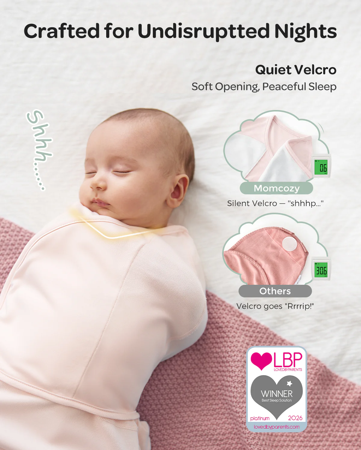 Momcozy Easy Swaddle Wrap For 0-3M - Image 70