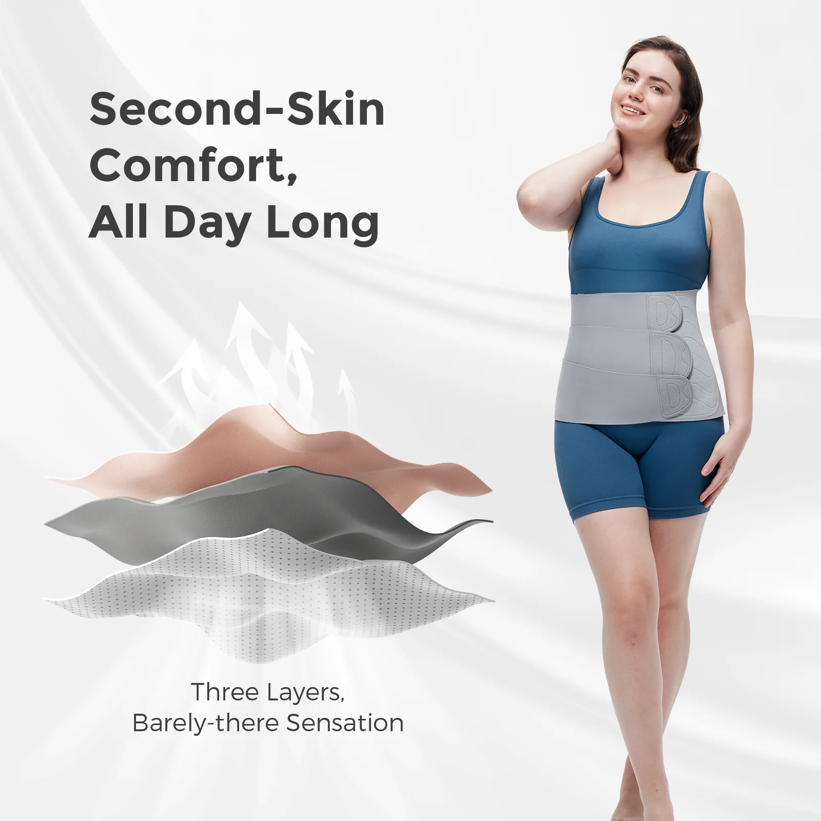 Momcozy Ergowrap™ Postpartum Belly Wrap - Postpartum Belly Band - Image 14