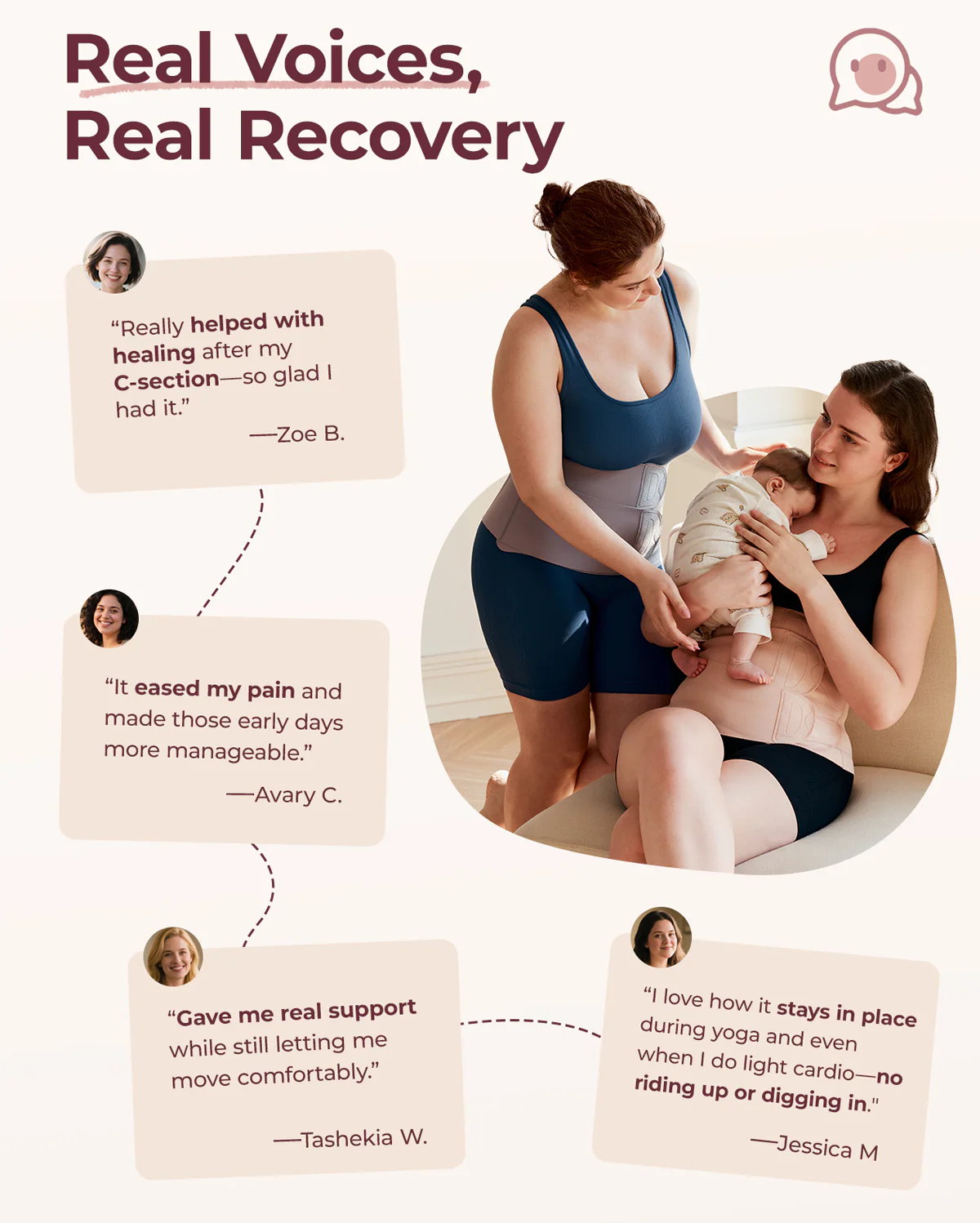 Momcozy Ergowrap™ Postpartum Belly Wrap - Postpartum Belly Band - Image 24