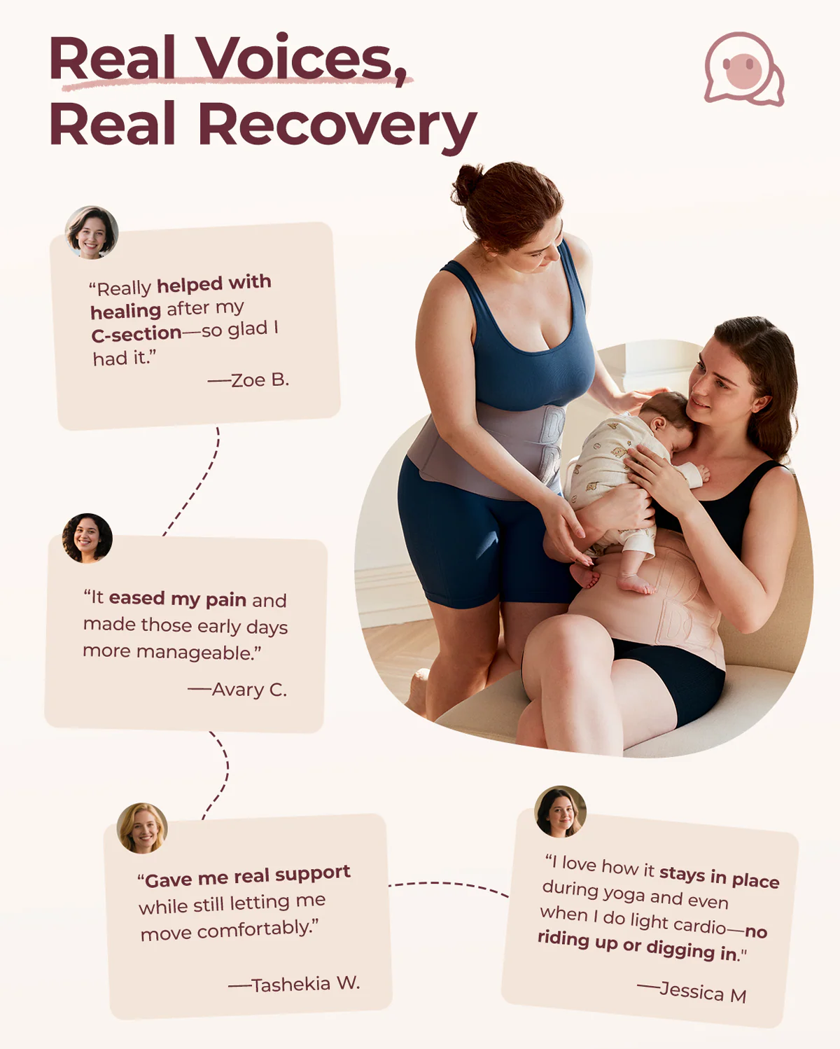 Momcozy Ergowrap™ Postpartum Belly Wrap - Postpartum Belly Band - Image 43