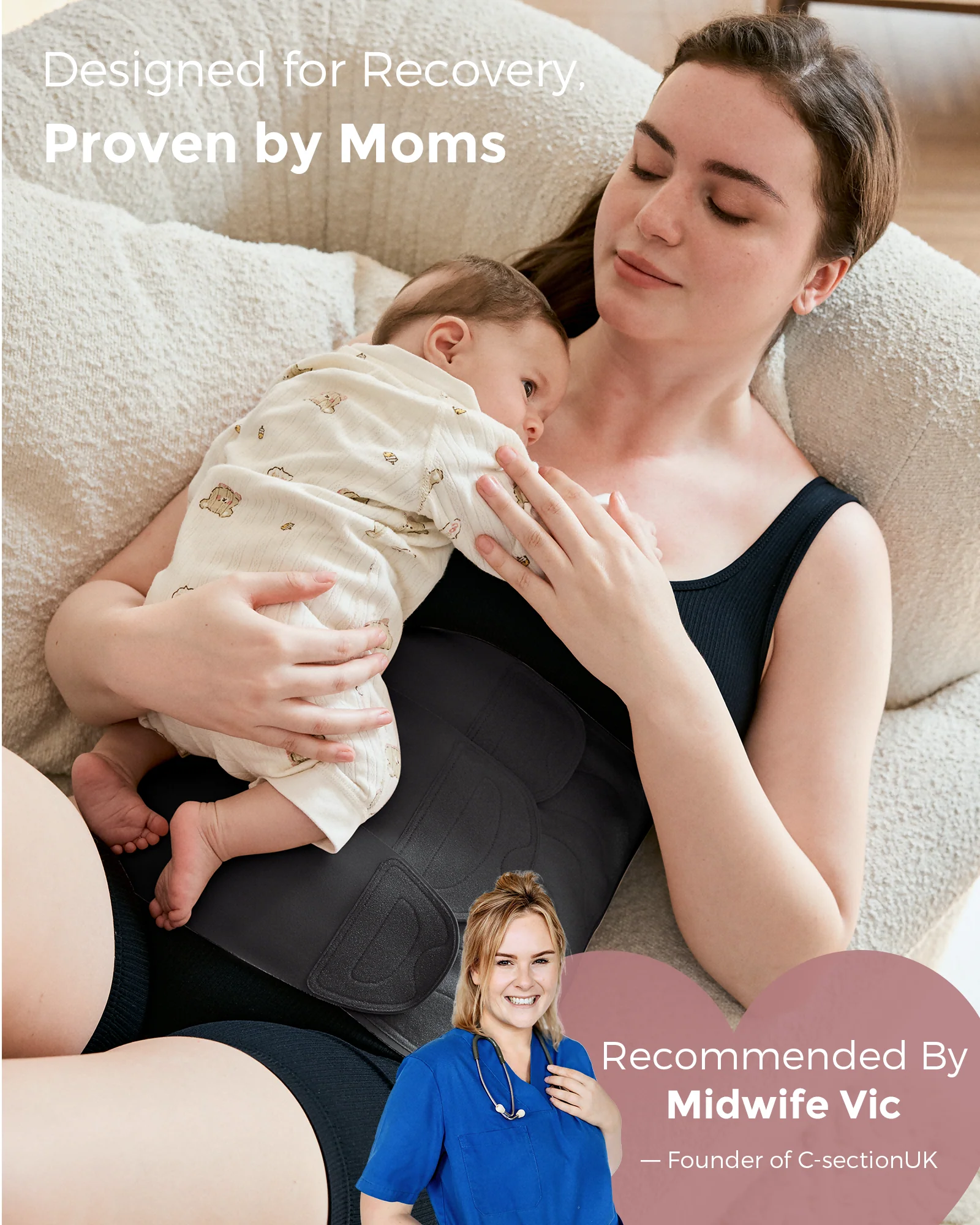 Momcozy Ergowrap™ Postpartum Belly Wrap - Postpartum Belly Band - Image 52
