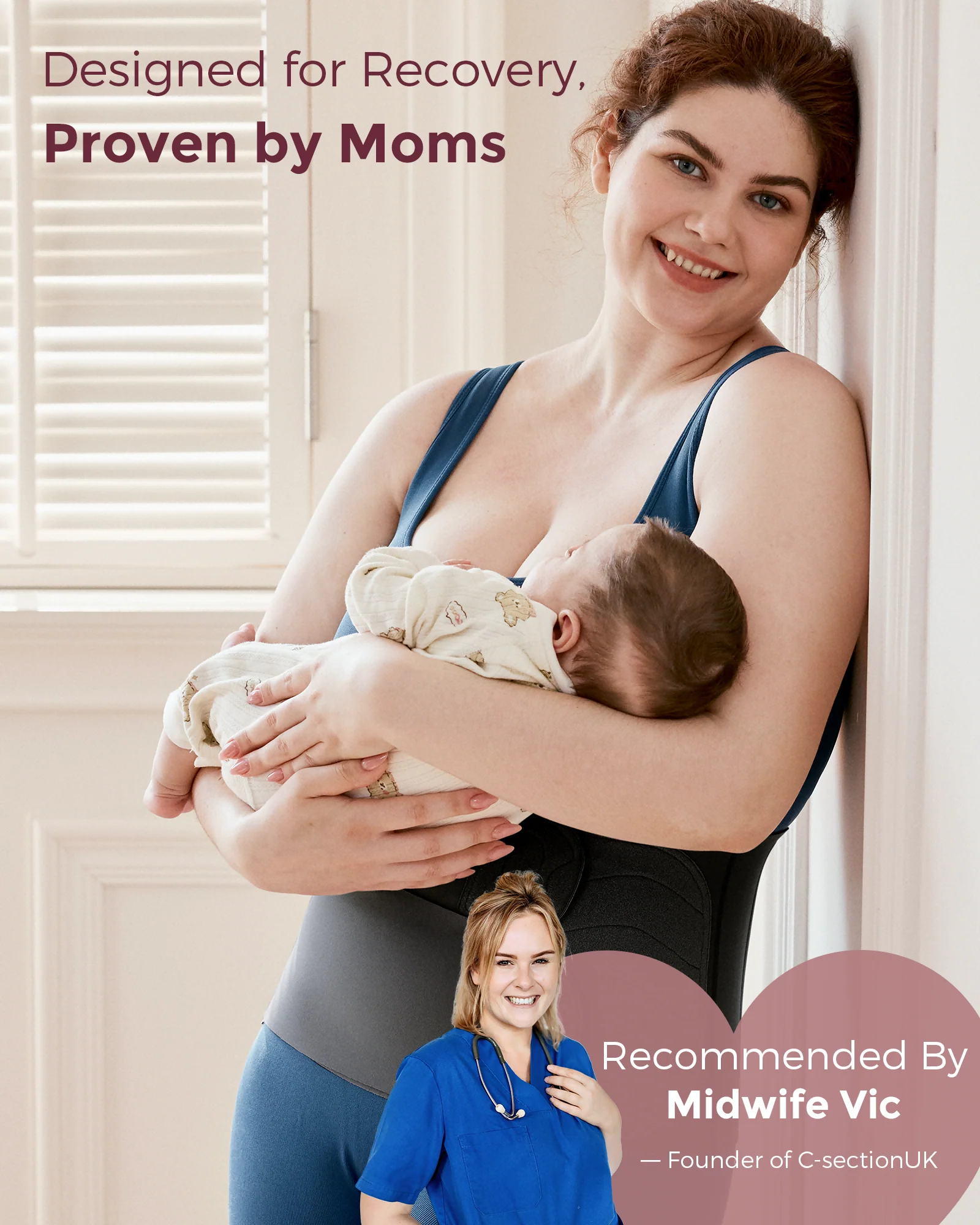 Momcozy Ergowrap™ Postpartum Belly Wrap - Postpartum Belly Band - Image 59