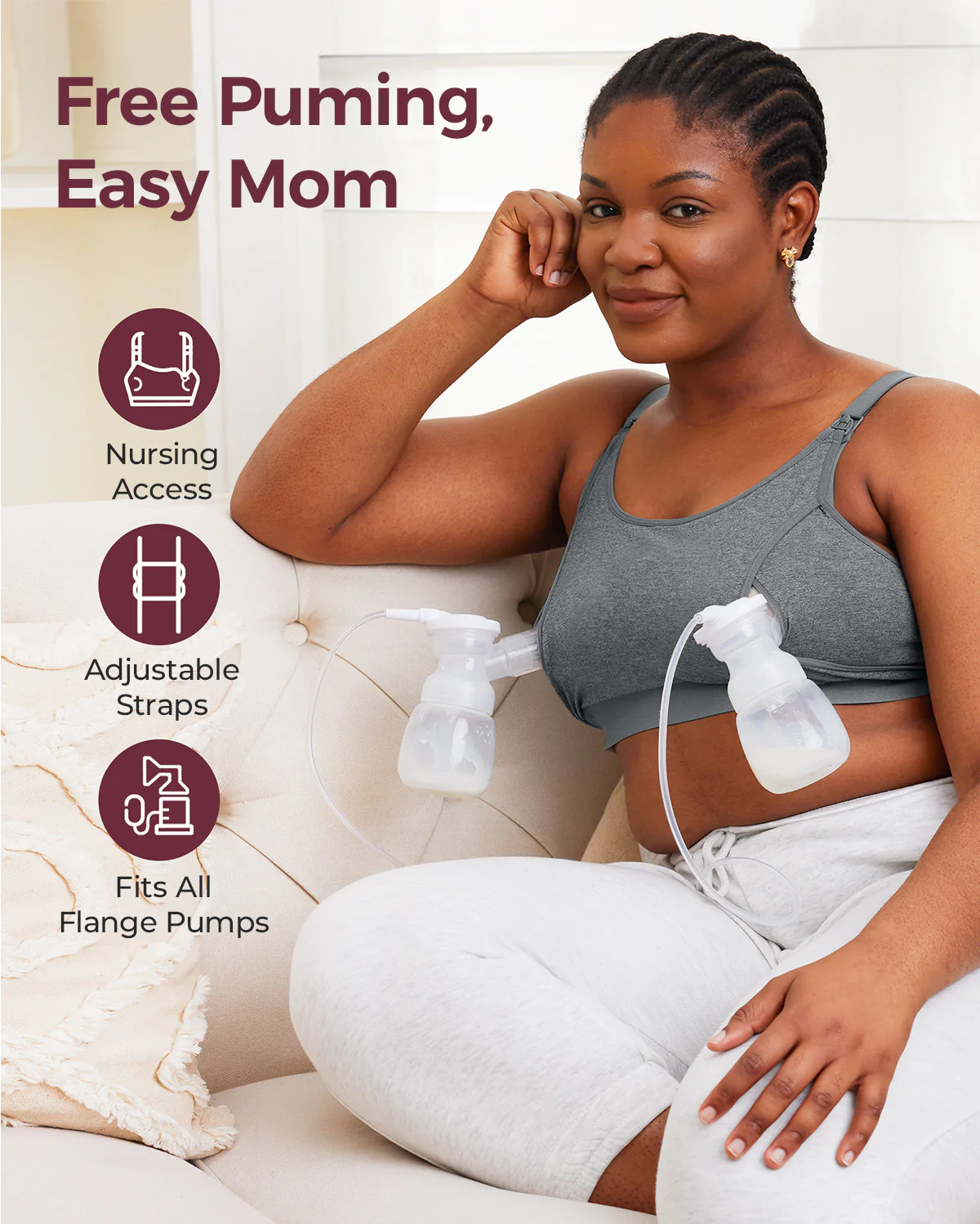 The Original: Our Basic Pumping Bra - YN08 - Image 13