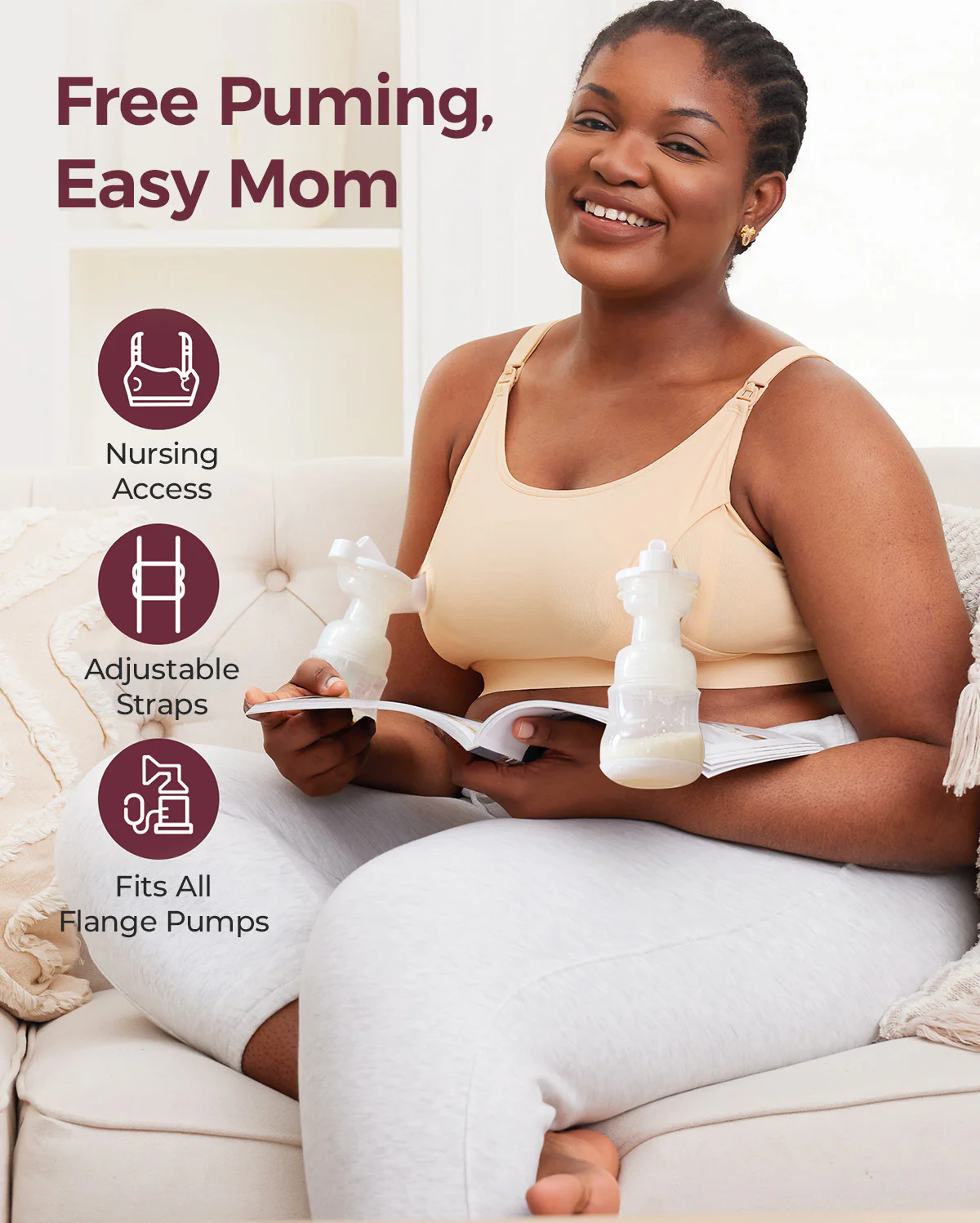 The Original: Our Basic Pumping Bra - YN08 - Image 27