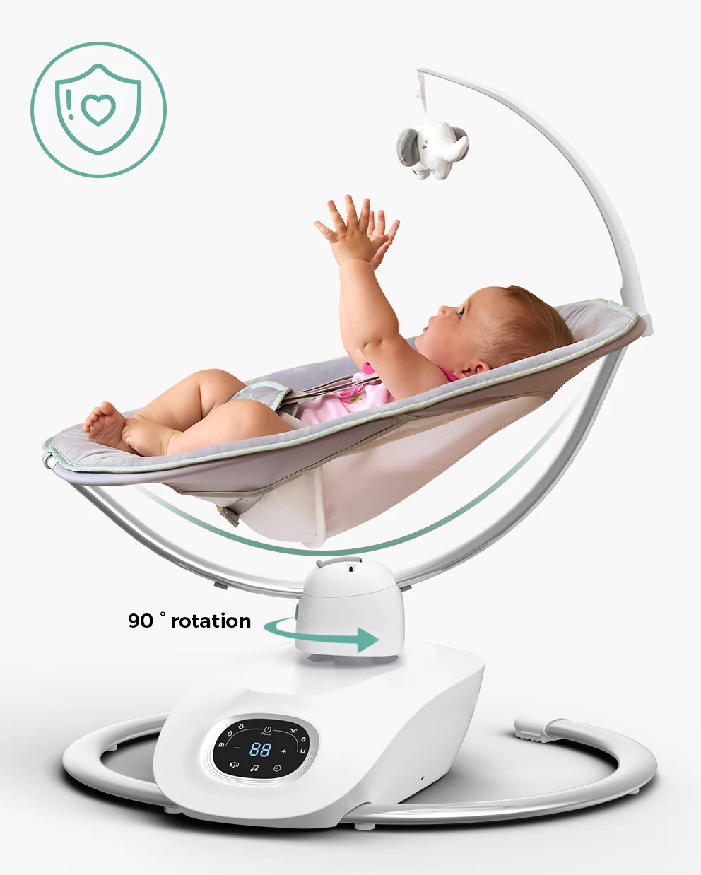 Momcozy Infant Insert Compatible with Momcozy CocoSway Swing - Image 11