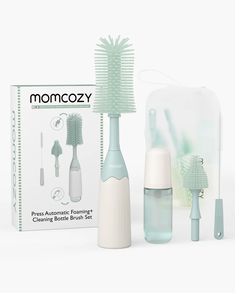 Momcozy Innovative Push-Press Design Bottle Brush Kit - Image 14