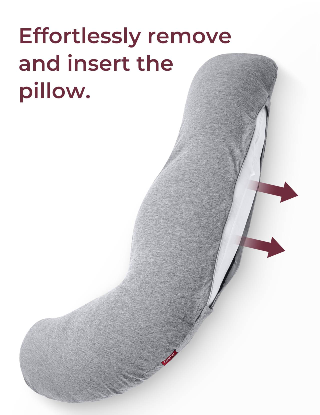 Momcozy J Shaped Pregnancy Pillow Cover - Image 5