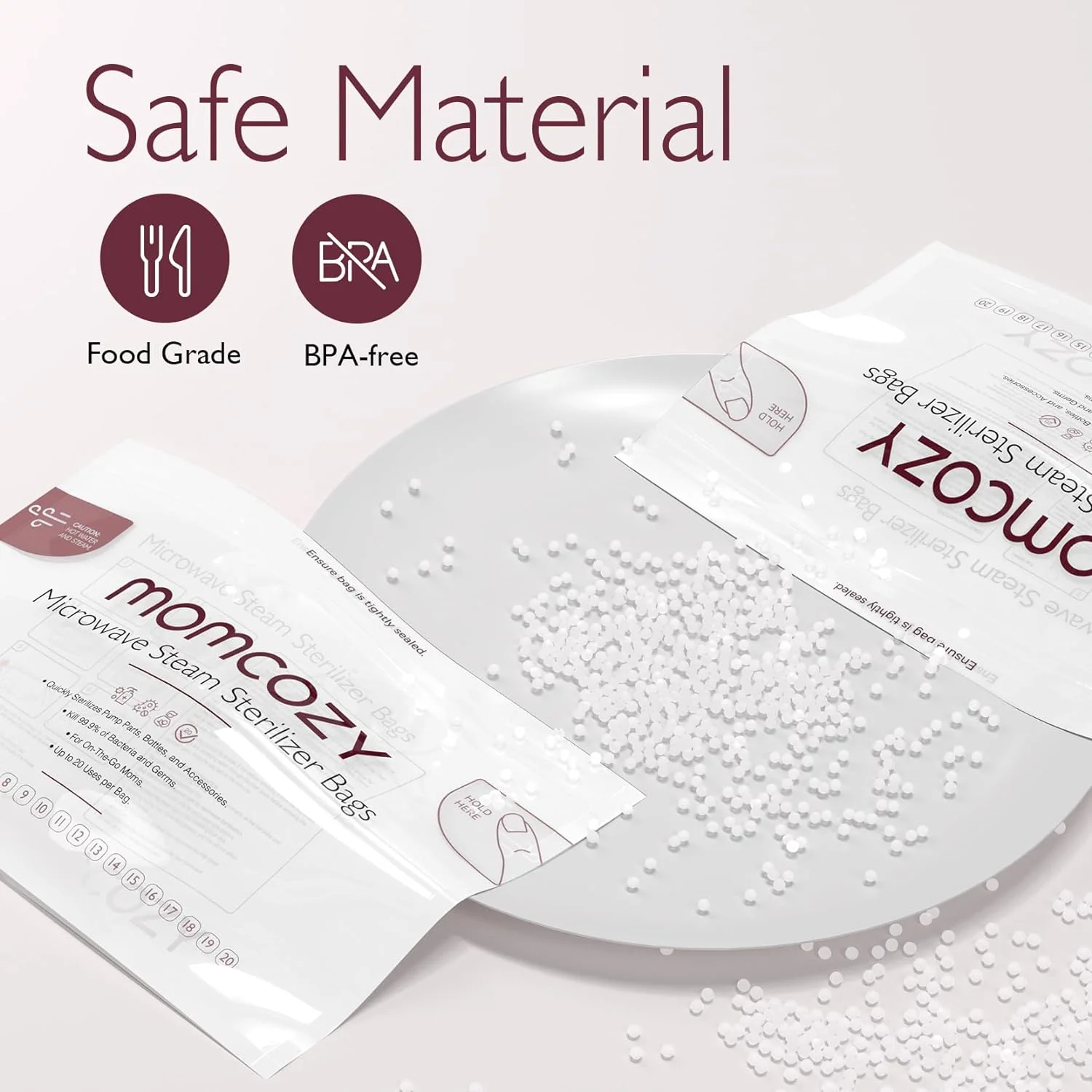 Momcozy Microwave Steam Sterilizer Bags - Image 2