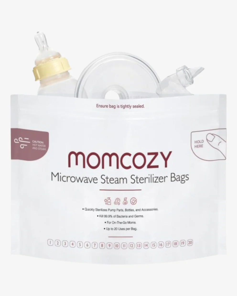 Momcozy Microwave Steam Sterilizer Bags - Image 8