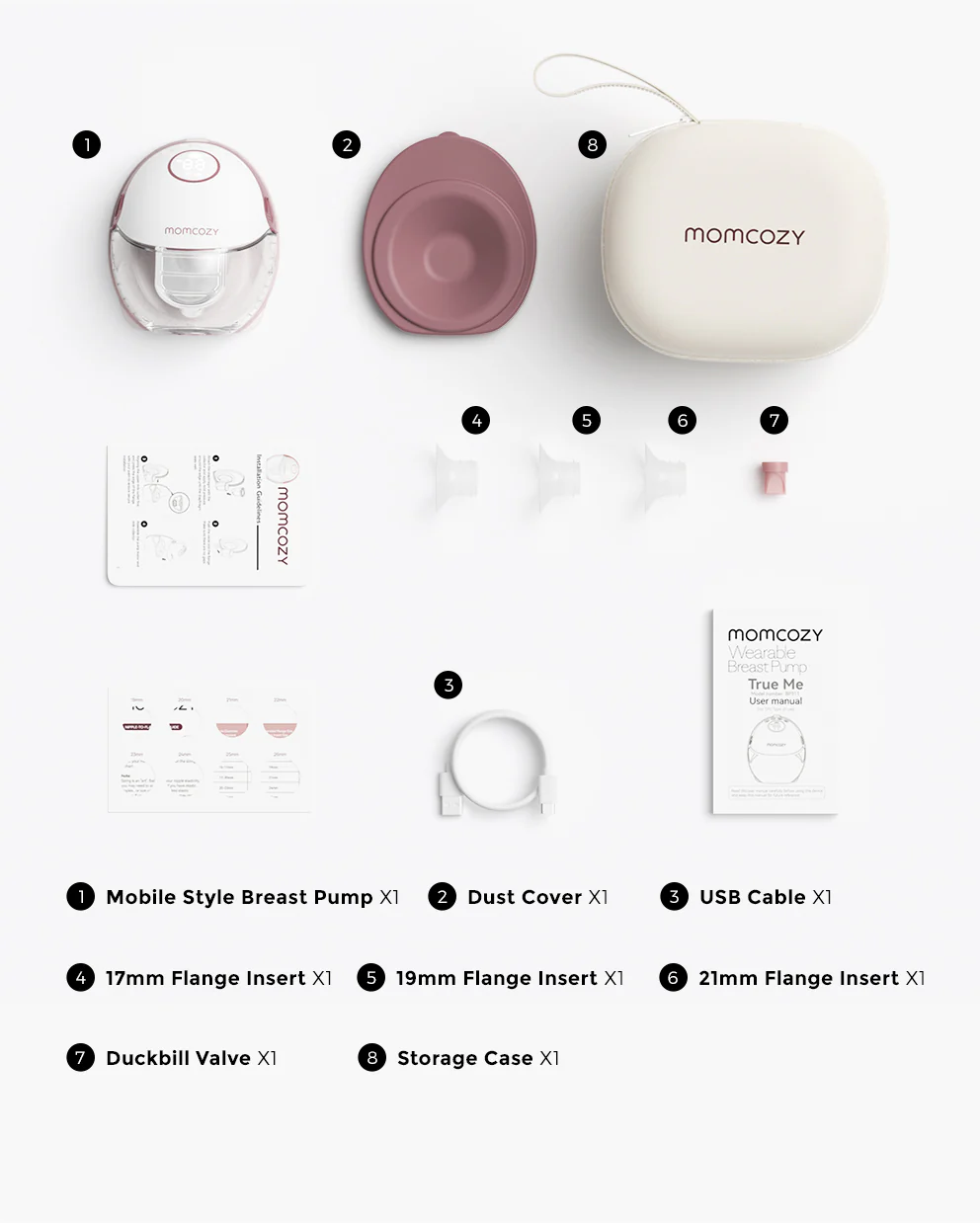 Momcozy Mobile Style™ Hands-free Slim Breast Pump | M6 - Image 18