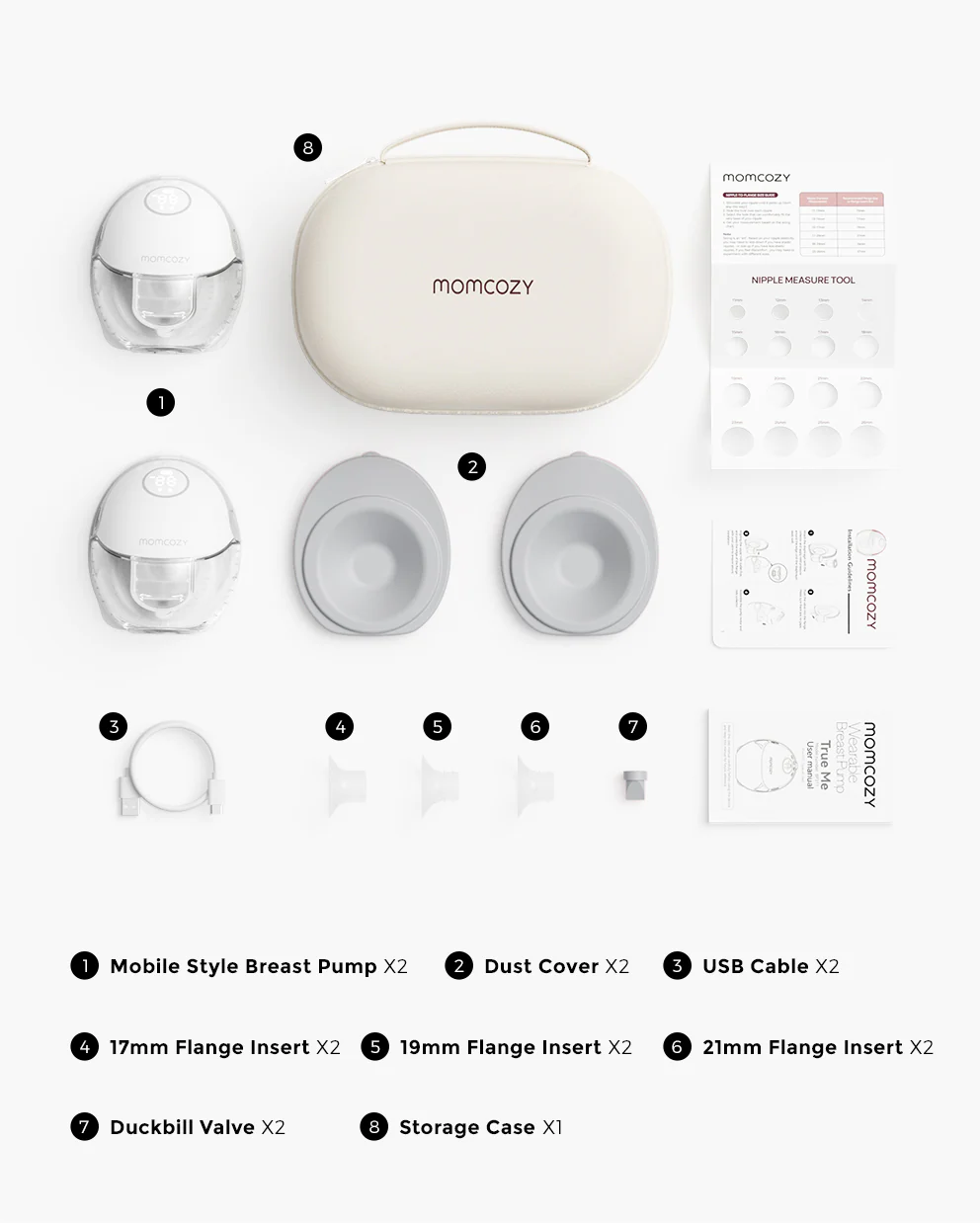 Momcozy Mobile Style™ Hands-free Slim Breast Pump | M6 - Image 21