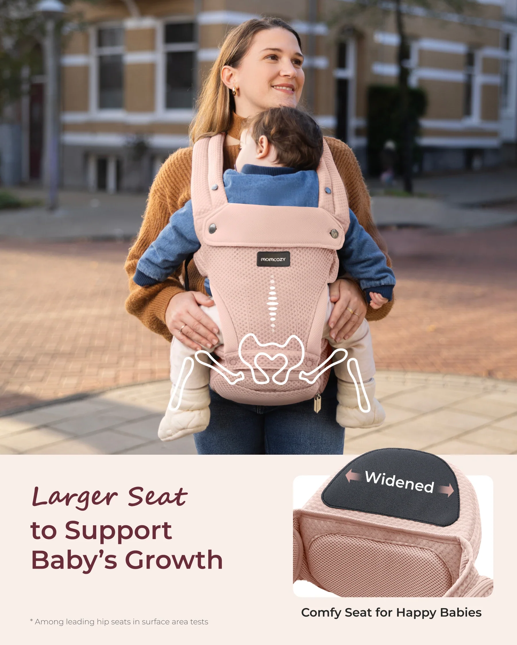 2-In-1 Hip Seat Baby Carrier - Image 15