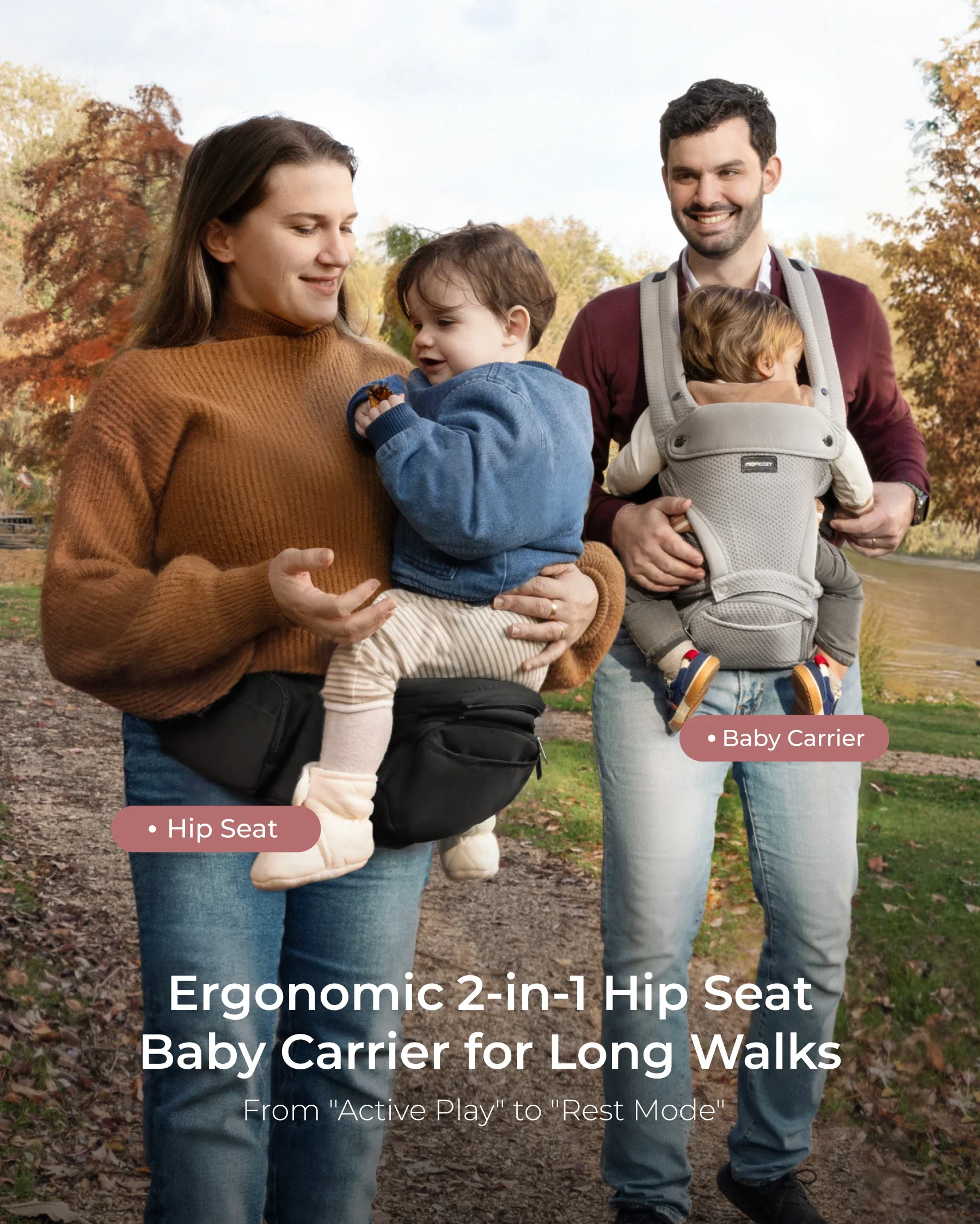 2-In-1 Hip Seat Baby Carrier - Image 27