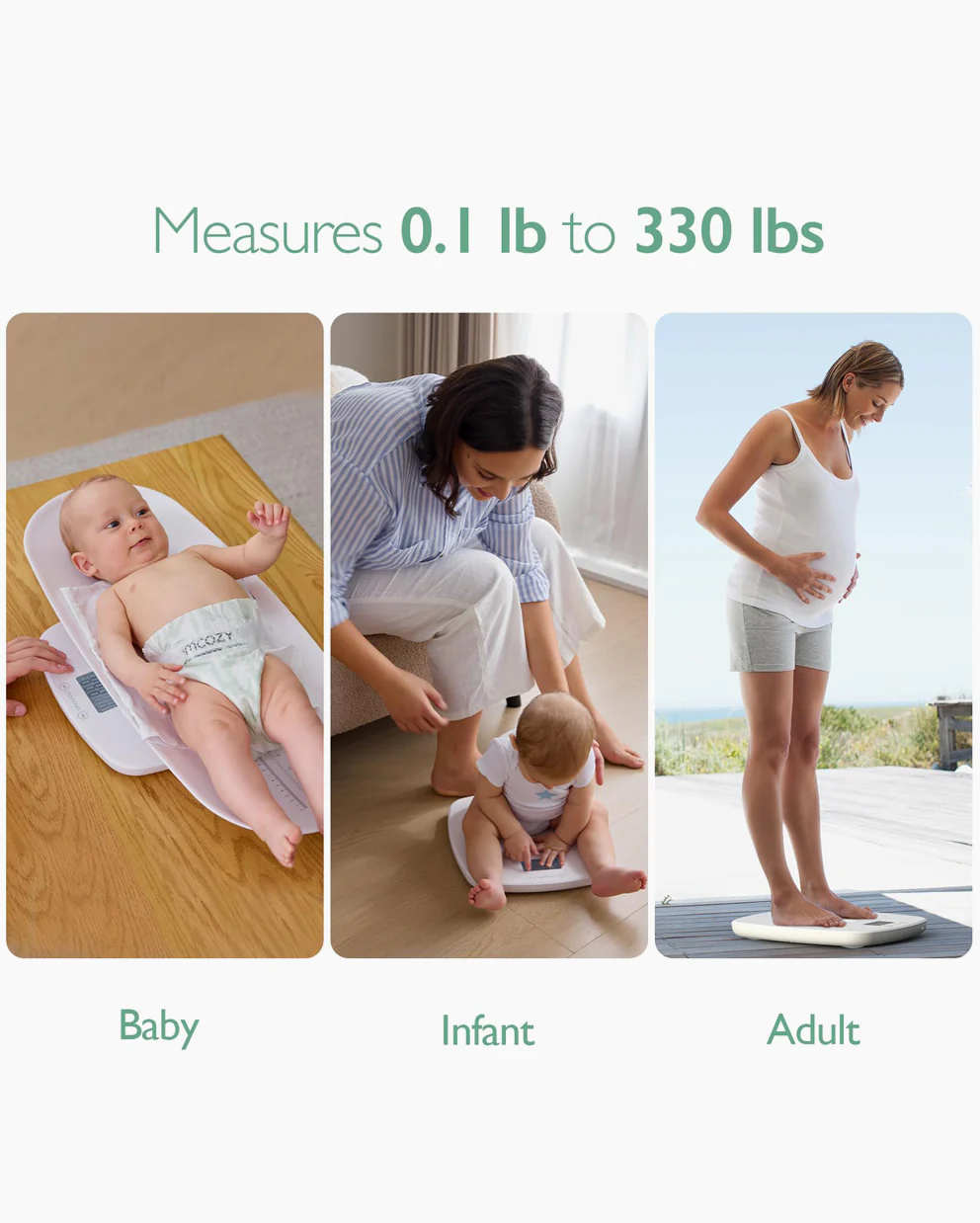 Momcozy Multi-Function Baby Scale - Weight & Height Measurement - Image 4