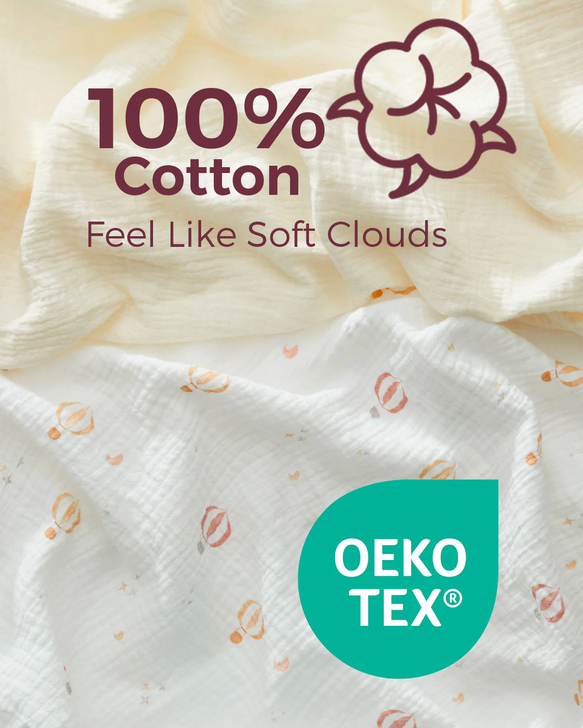 Momcozy Muslin Fitted Crib Sheets - 2 sizes - Image 15