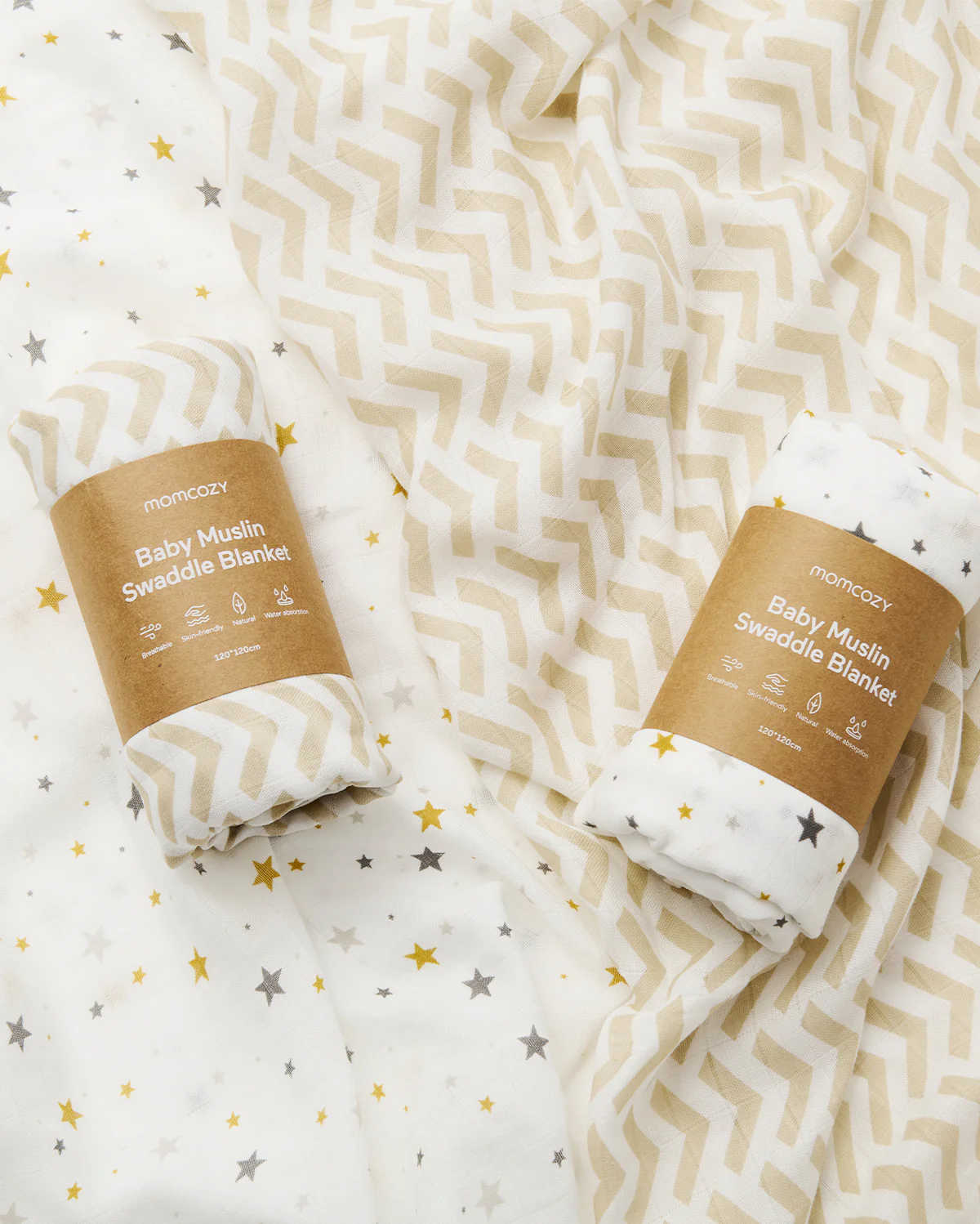 Momcozy Softness Upgrade Muslin Swaddle Blankets - Image 16