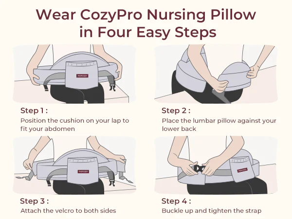 Momcozy MaxSupport Nursing Pillow - Image 11