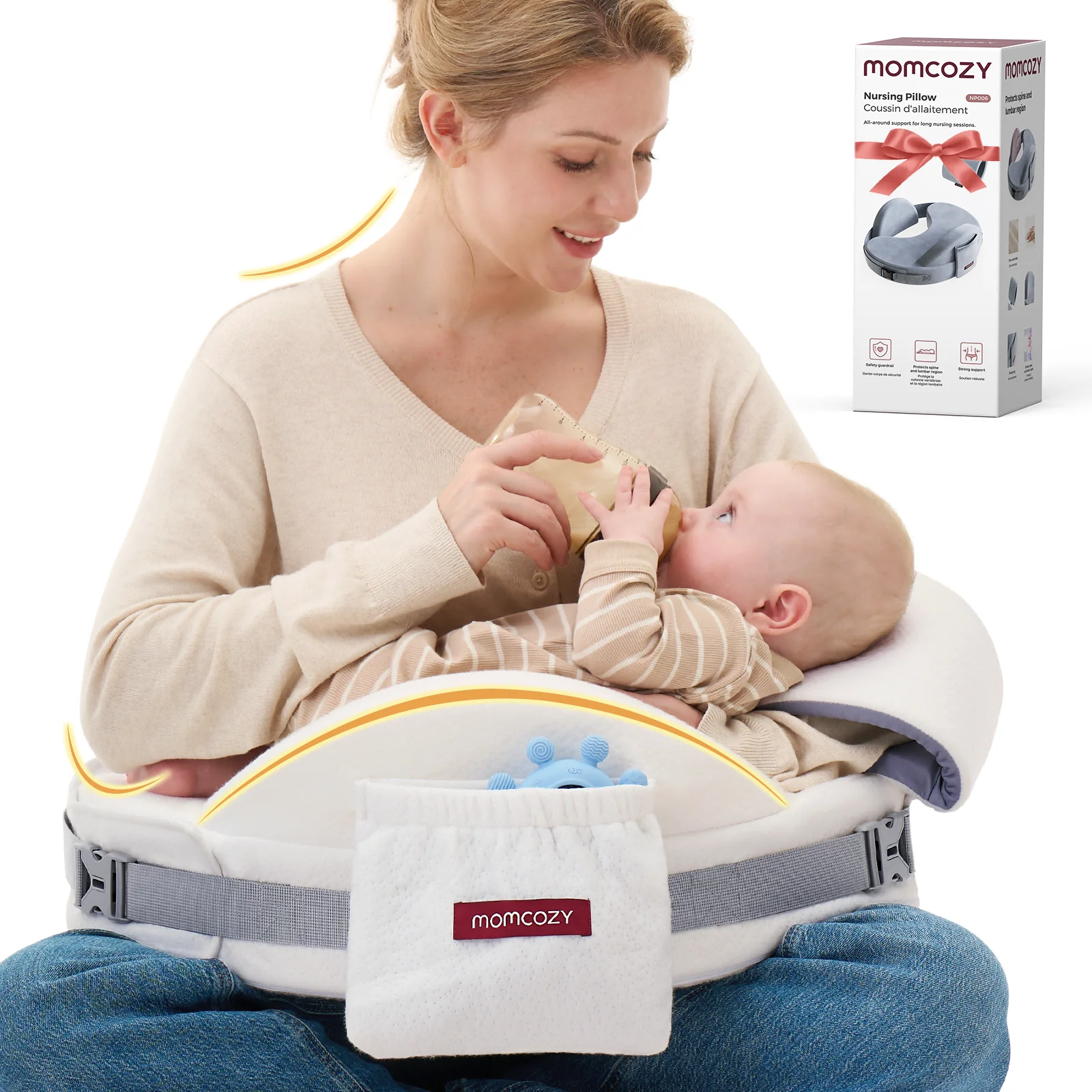 Momcozy MaxSupport Nursing Pillow - Image 30