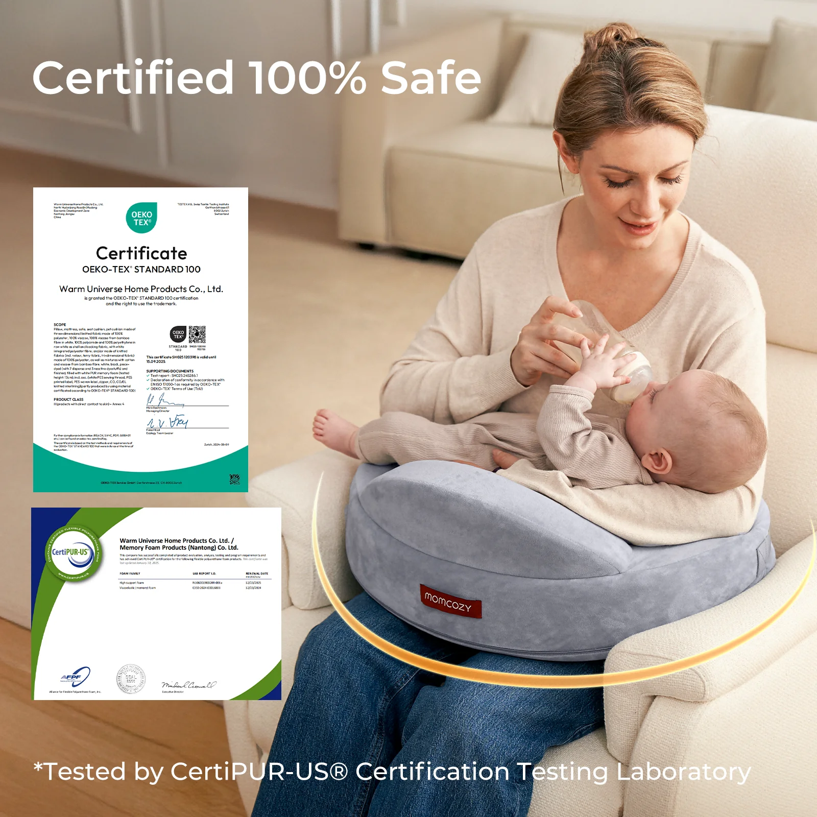 Momcozy MaxSupport Nursing Pillow - Image 6