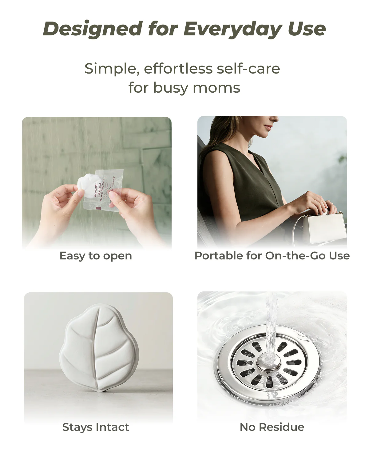 Momcozy Peppermint & Eucalyptus Shower Steamers（14 Pack） - Image 8