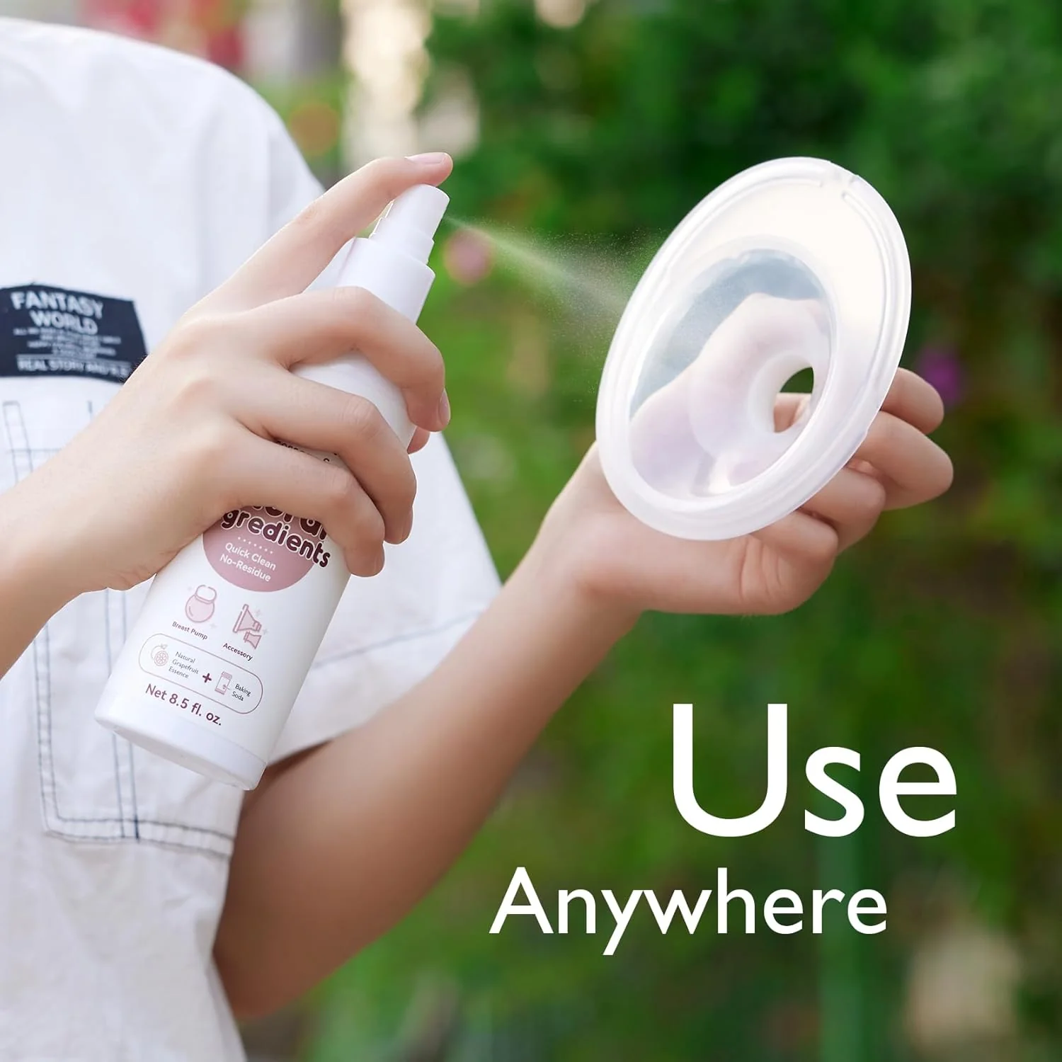 Momcozy Portable Breast Pump Cleaner Spray - Image 4