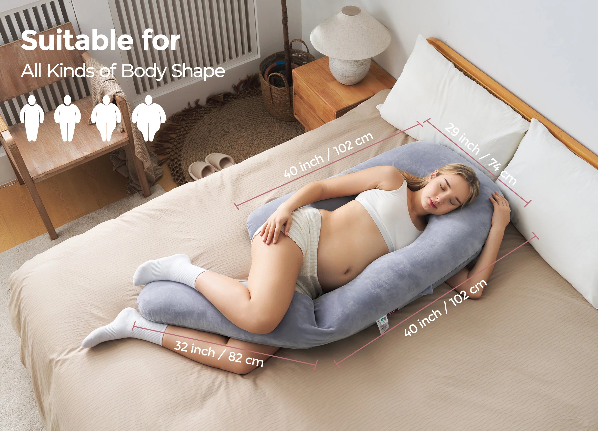 Momcozy dreamlign pregnancy Pillow - Image 8