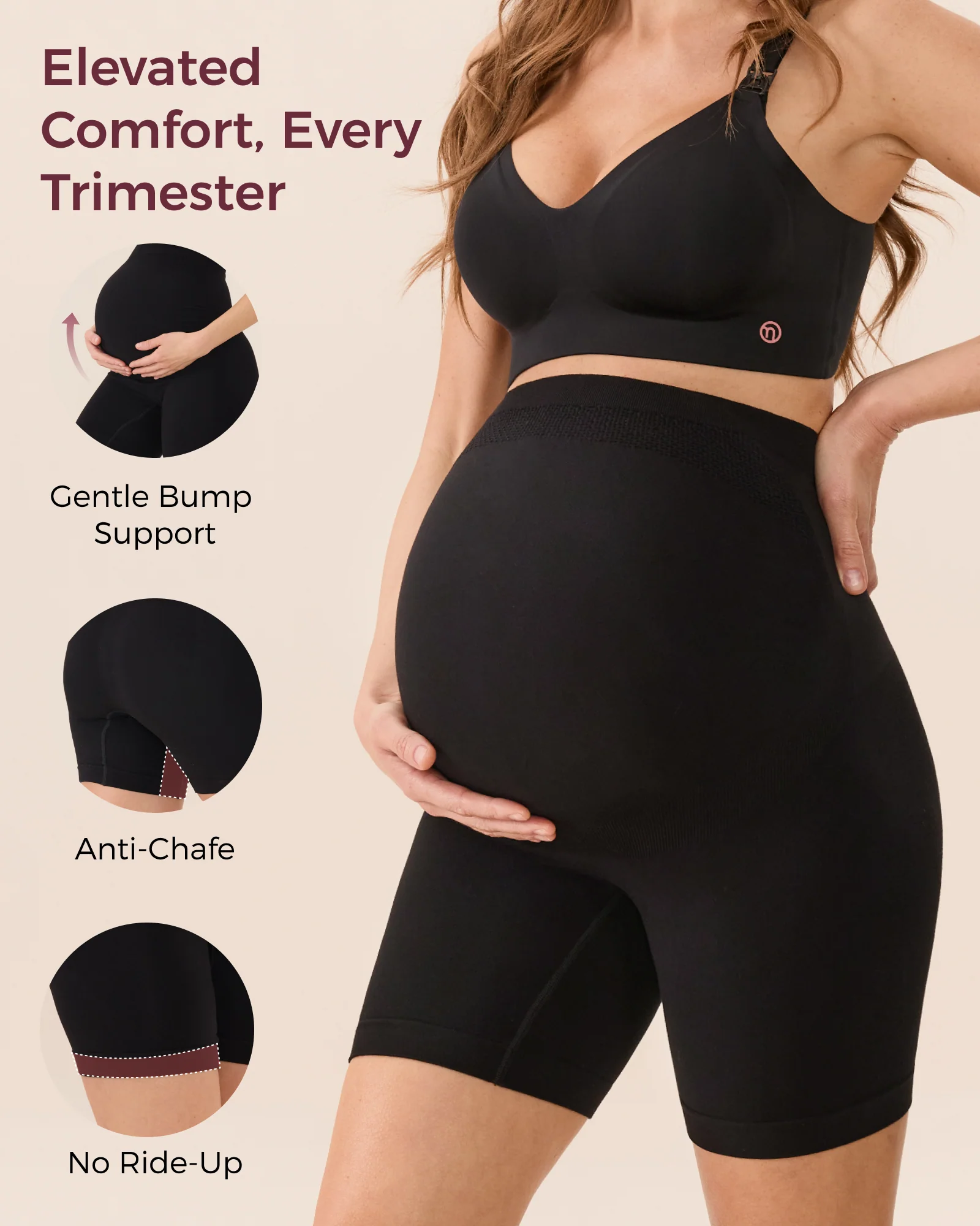 Momcozy Pregnancy Shapewear Shorts - Image 3