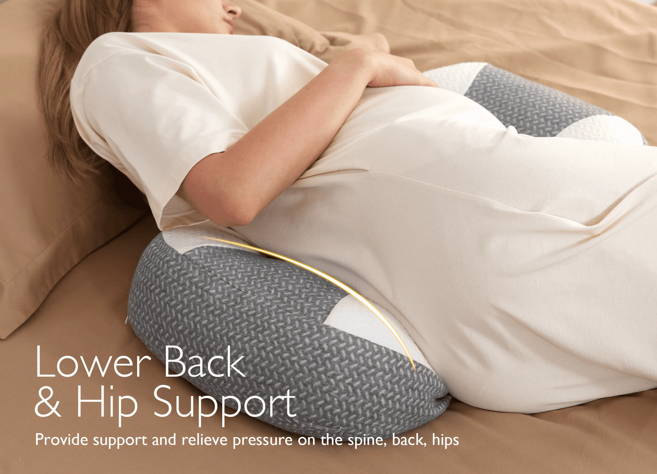 Pregnancy Wedge Pillows with Cooling Cover - Image 16
