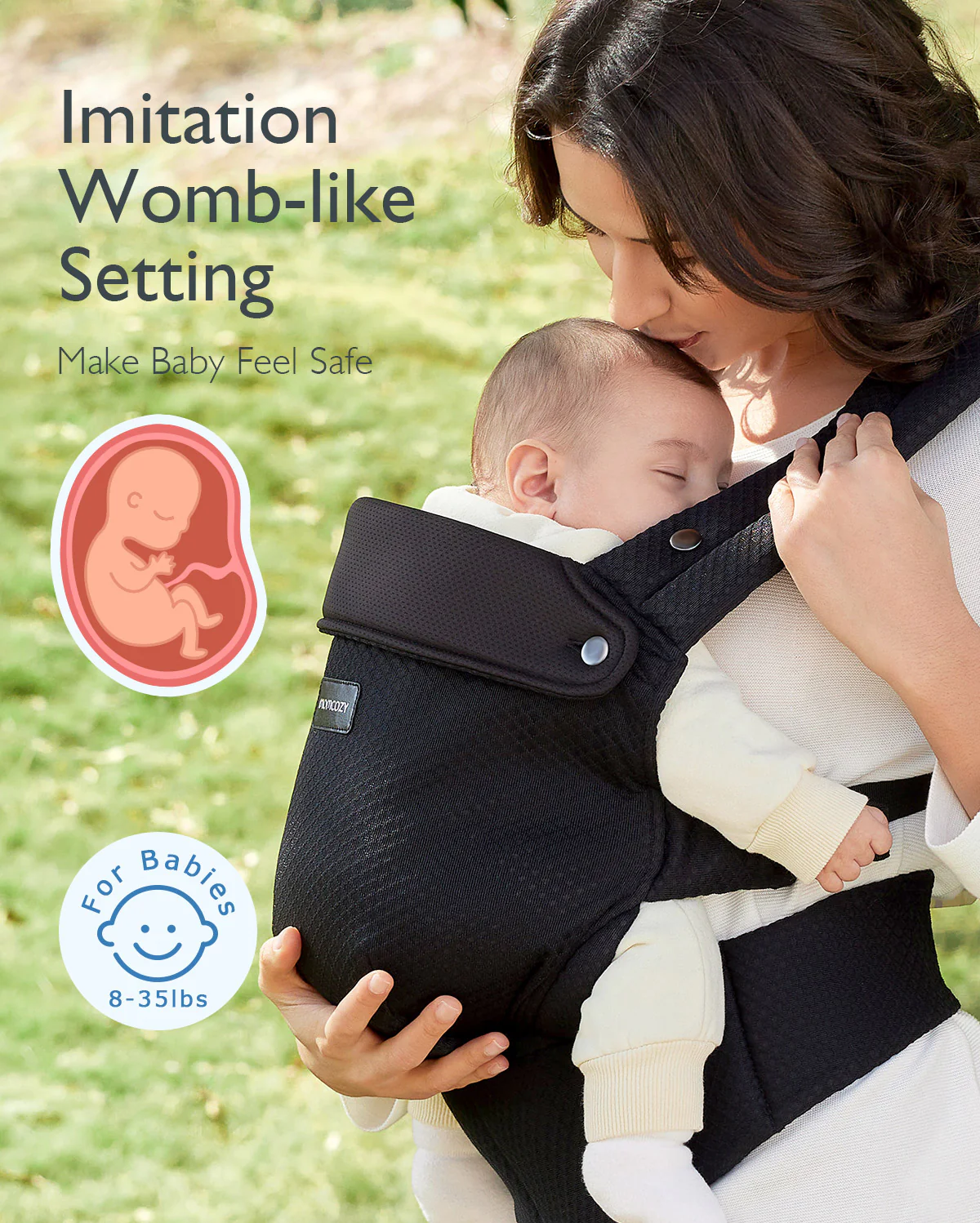 Momcozy PureHug Air Mesh Baby Carrier - Image 20