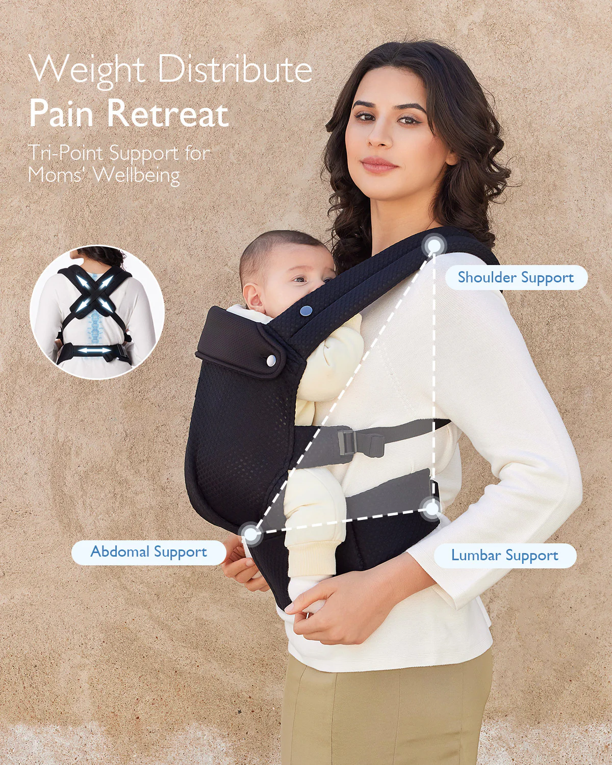 Momcozy PureHug Air Mesh Baby Carrier - Image 21