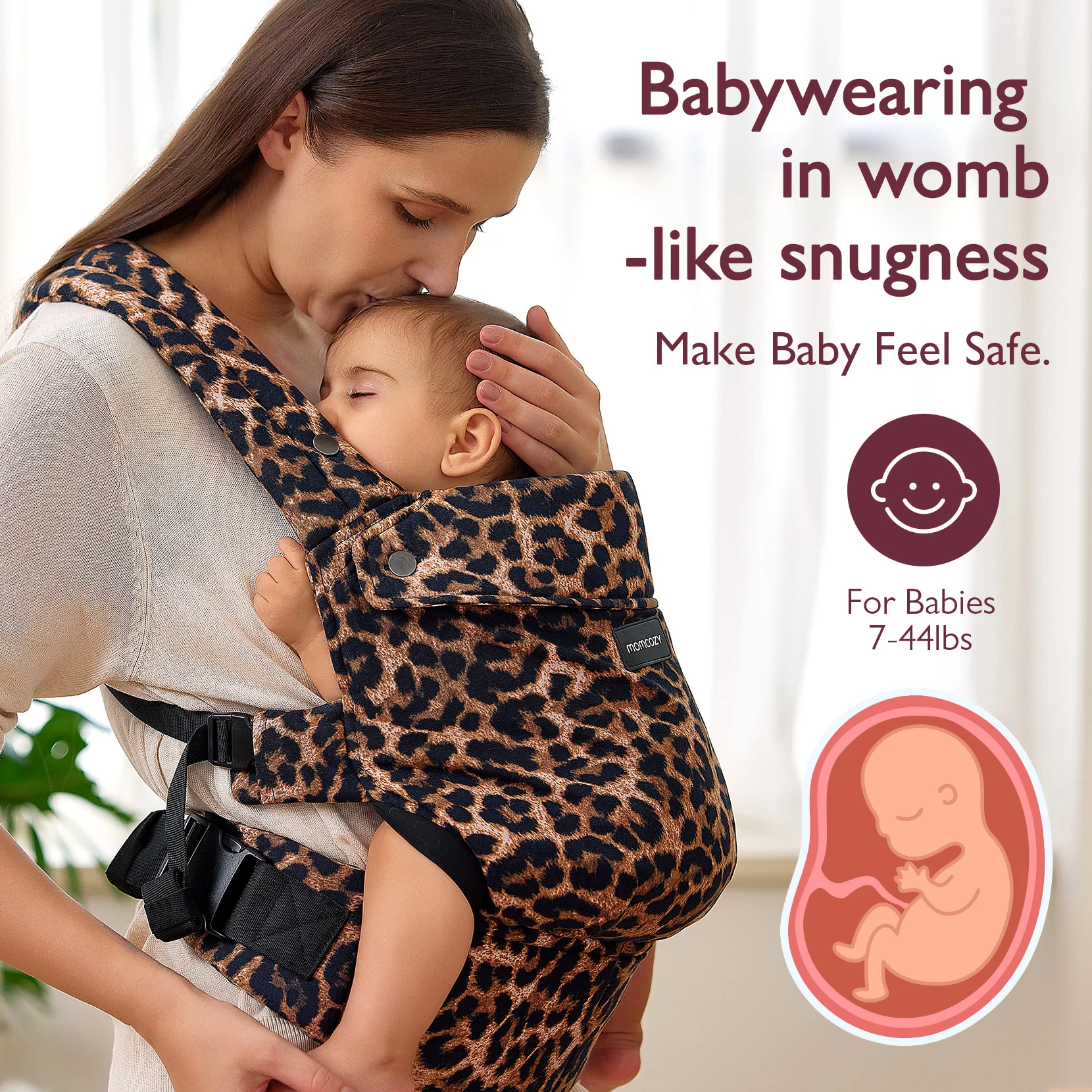 PureHug Baby Carrier -  Leopard - Image 3