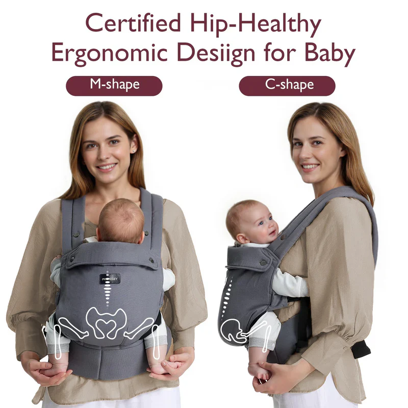 PureHug Baby Carrier - Ergonomic Cozy & Lightweight - Image 10