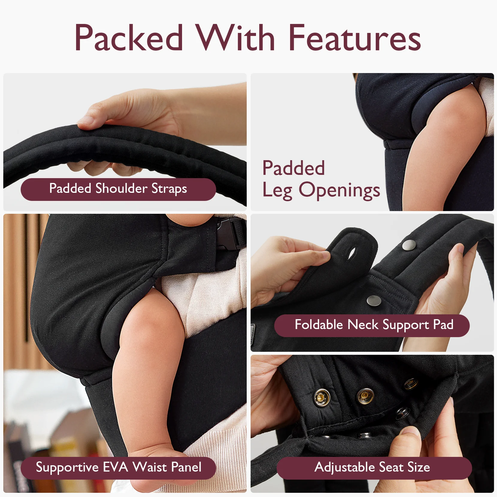 Momcozy PureHug Baby Carrier| Exclusive Offer - Image 5