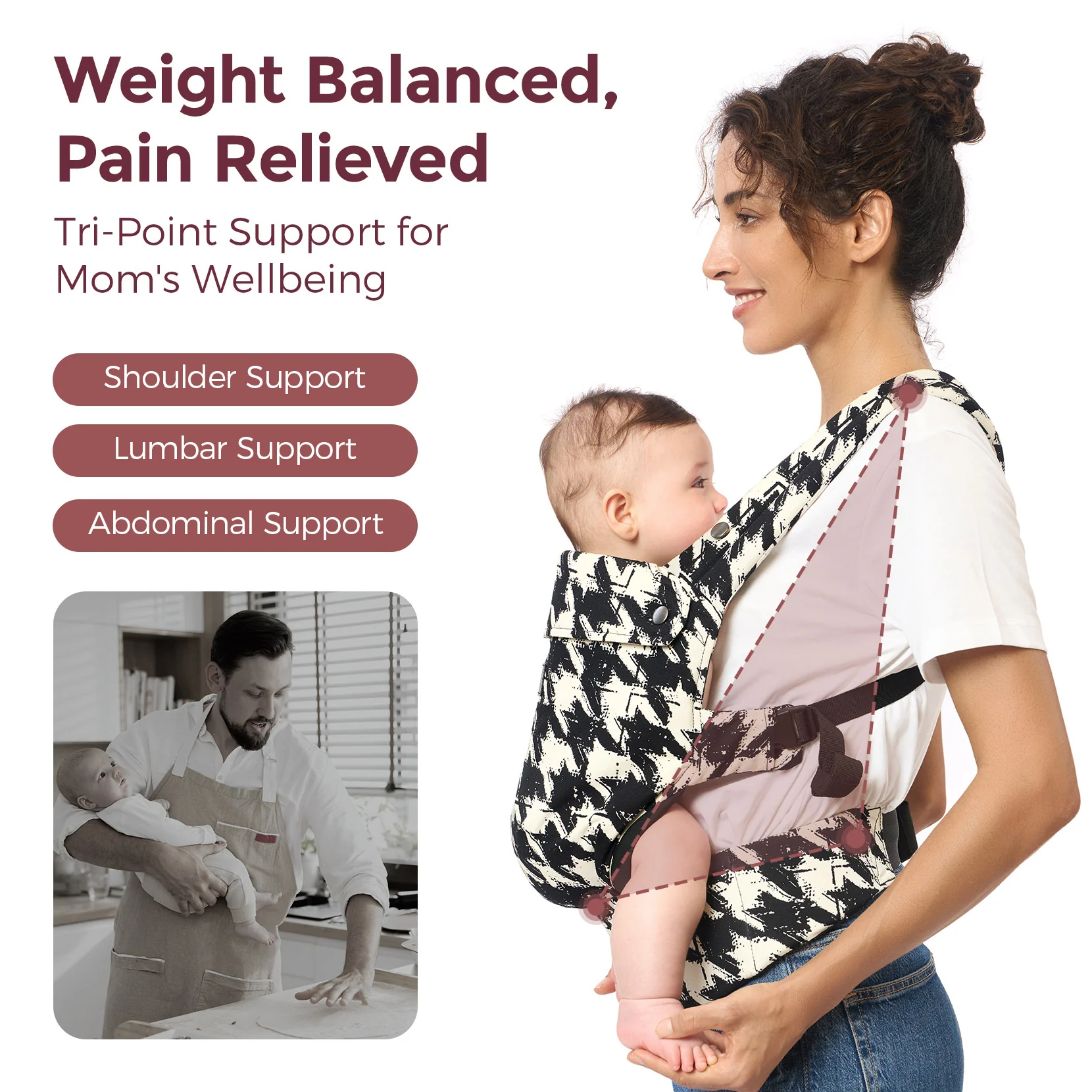 PureHug Baby Carrier - Ergonomic Cozy & Lightweight - Image 64