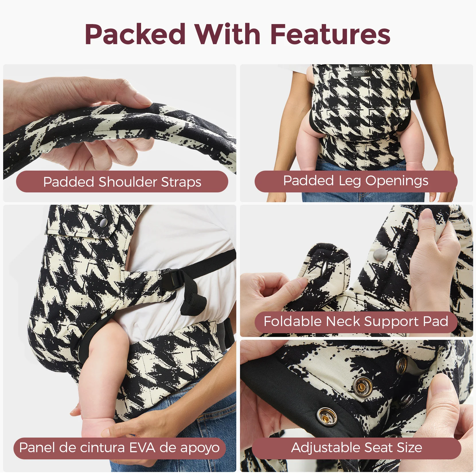 PureHug Baby Carrier - Ergonomic Cozy & Lightweight - Image 68