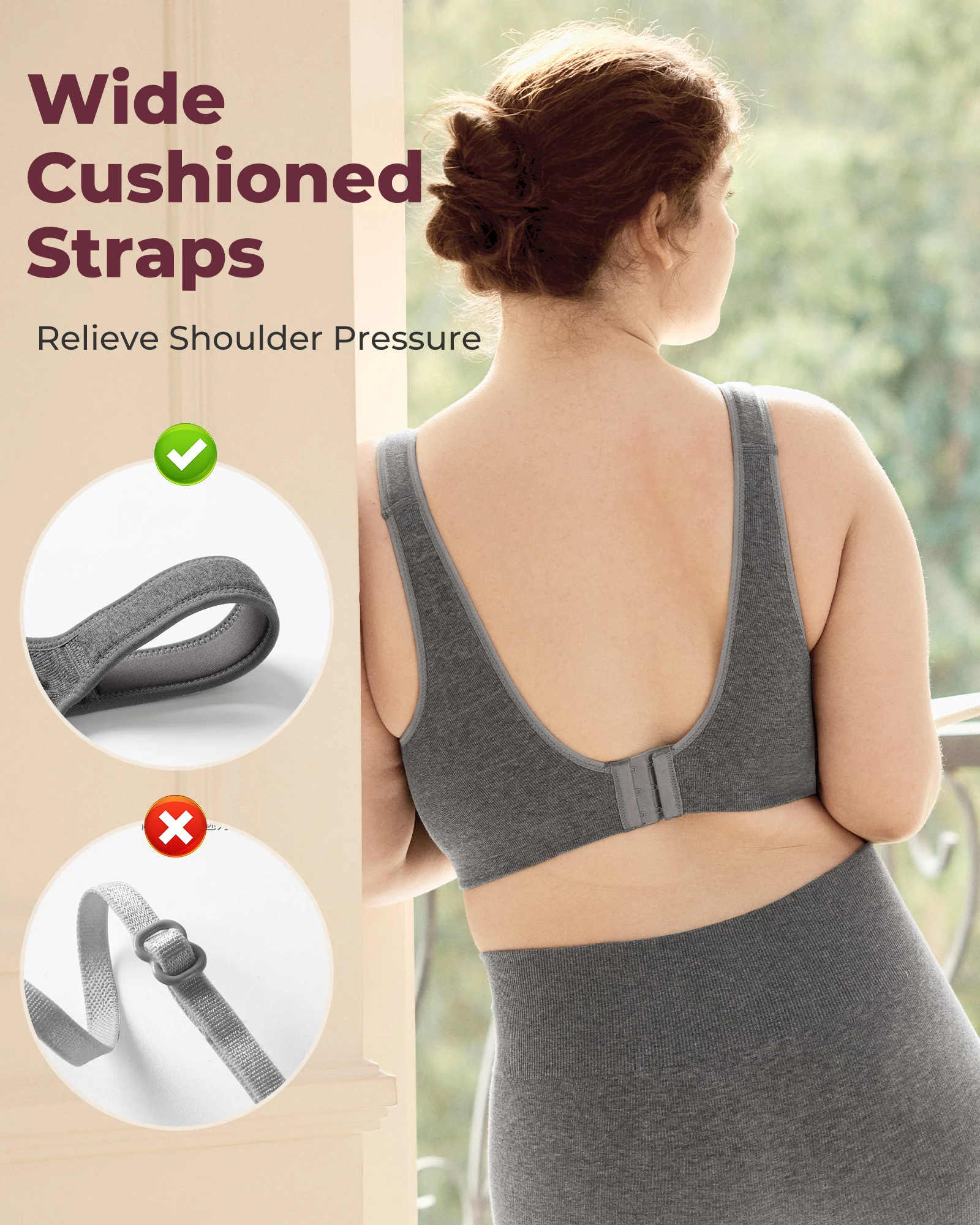 Momcozy Seamless U.S. Cotton Busty Everyday Bras - Image 12