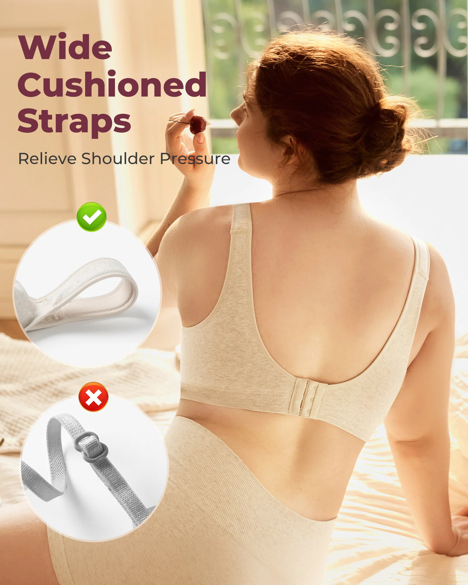 Momcozy Seamless U.S. Cotton Busty Everyday Bras - Image 5