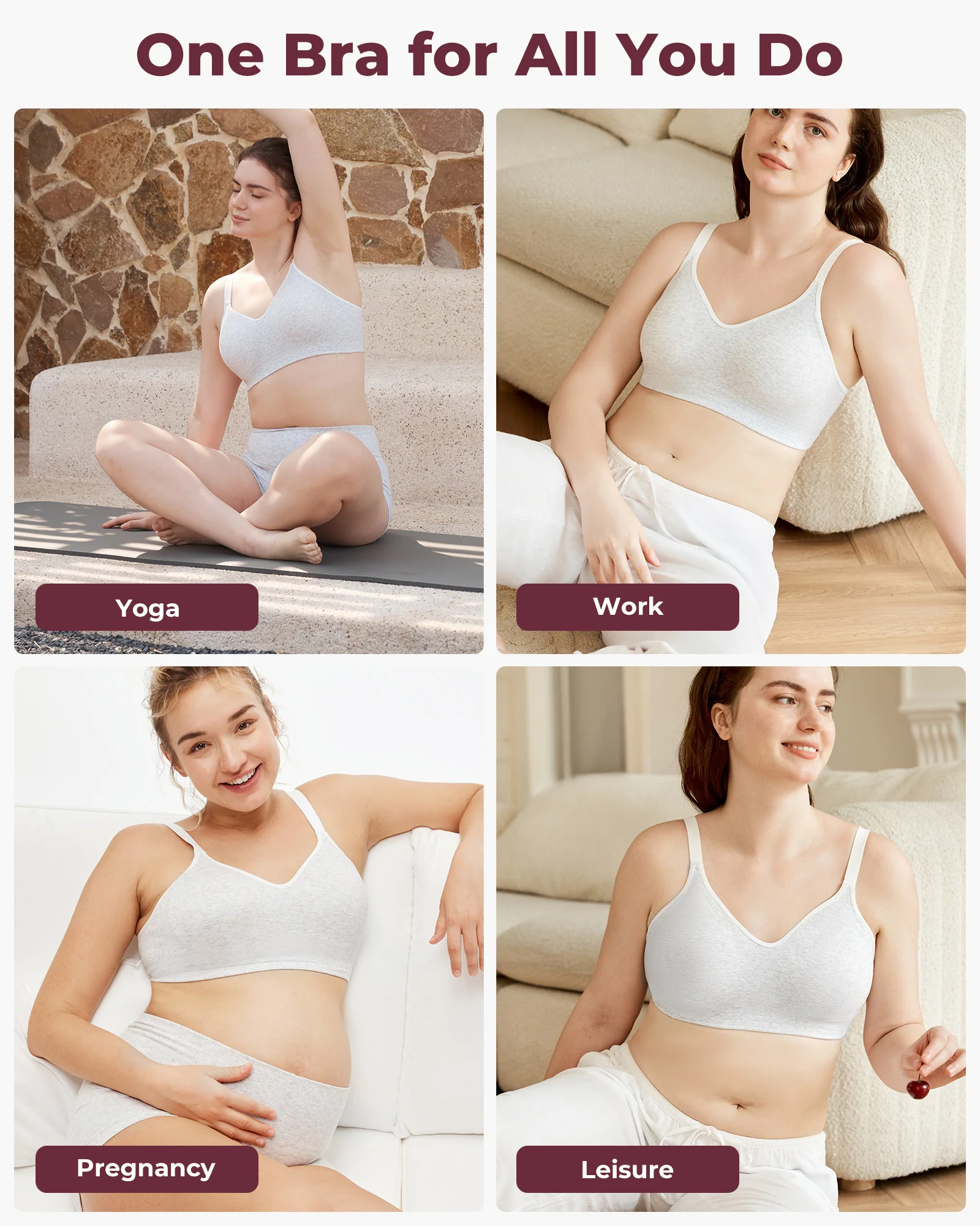 Momcozy U.S. Cotton Seamless Wireless Everyday Bras - Image 7