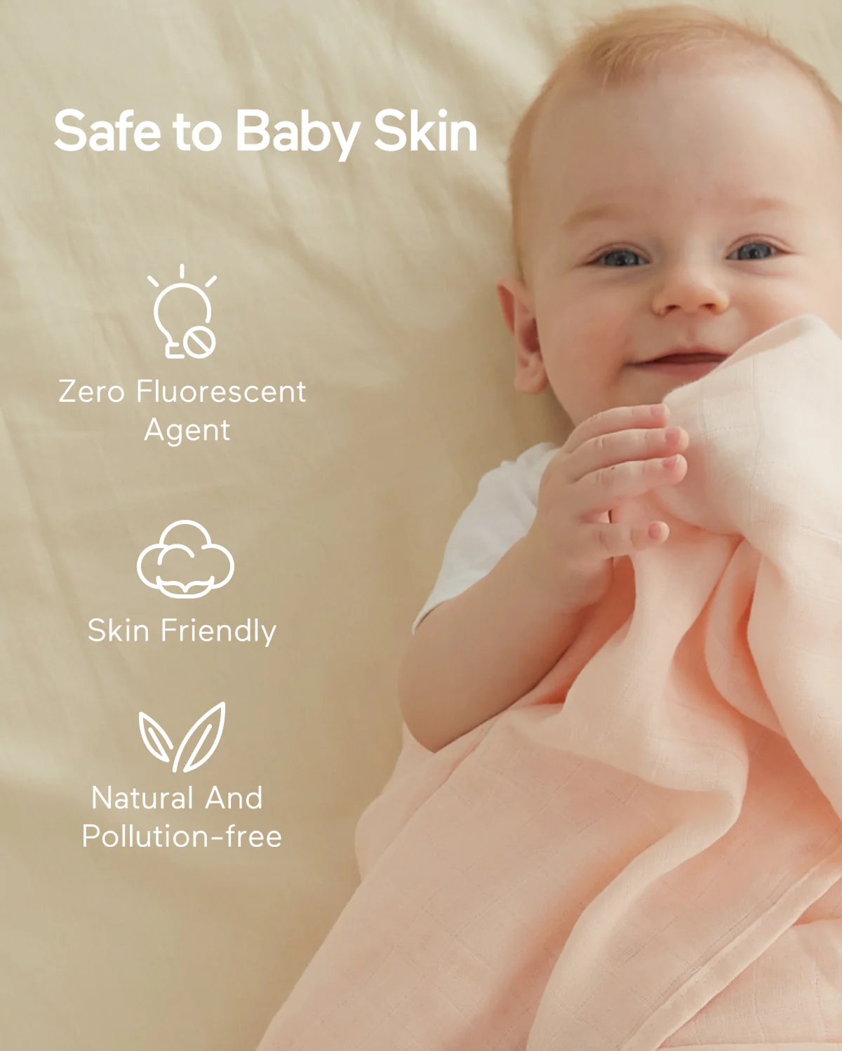 Momcozy Softness Swaddle Blankets -  Heart Flower (4 Pack) - Image 4