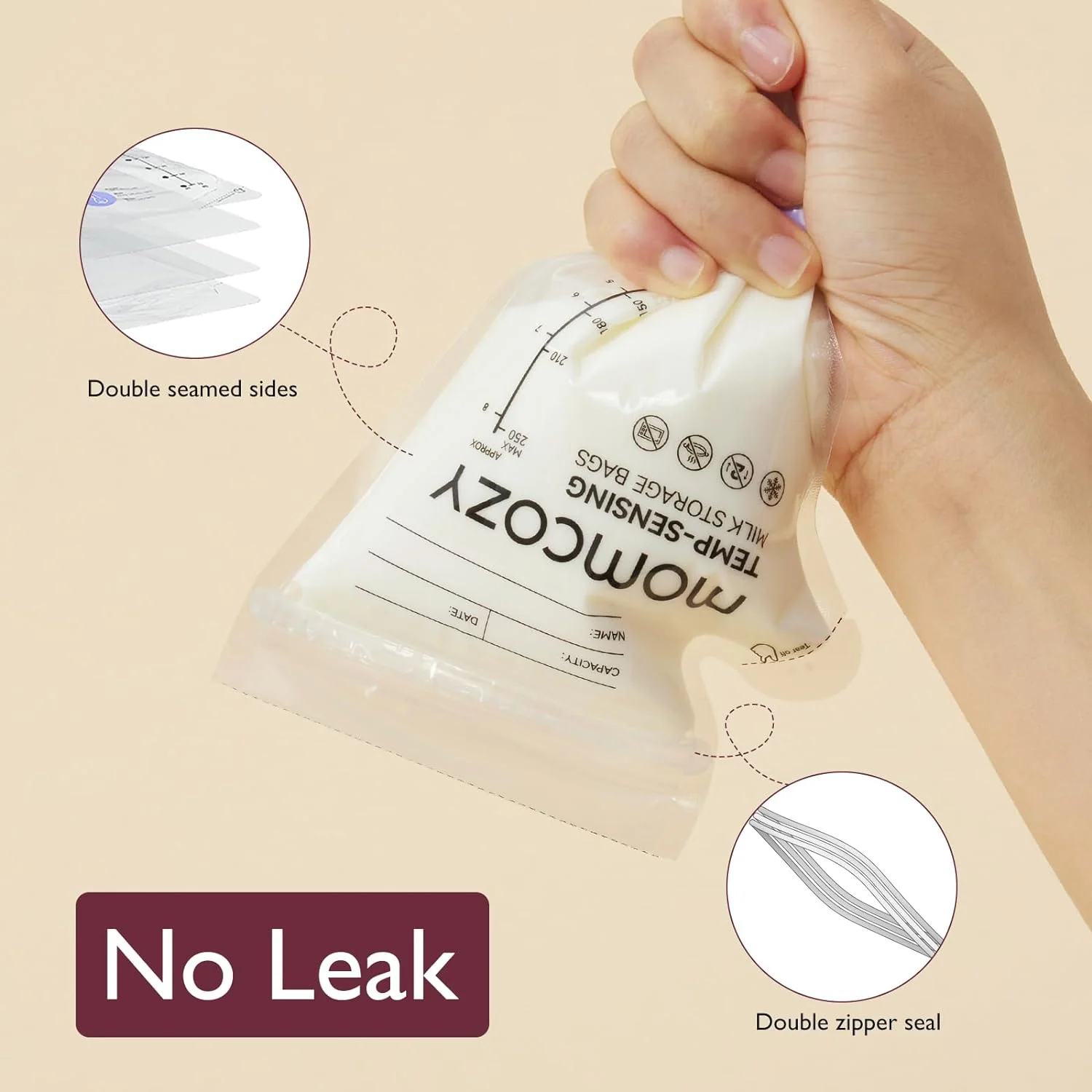 Momcozy Spout Breastmilk Storage Bags - Image 6