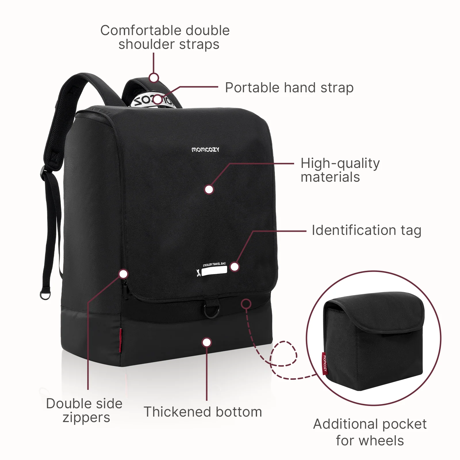 Momcozy Stroller Travel Bag - Image 3