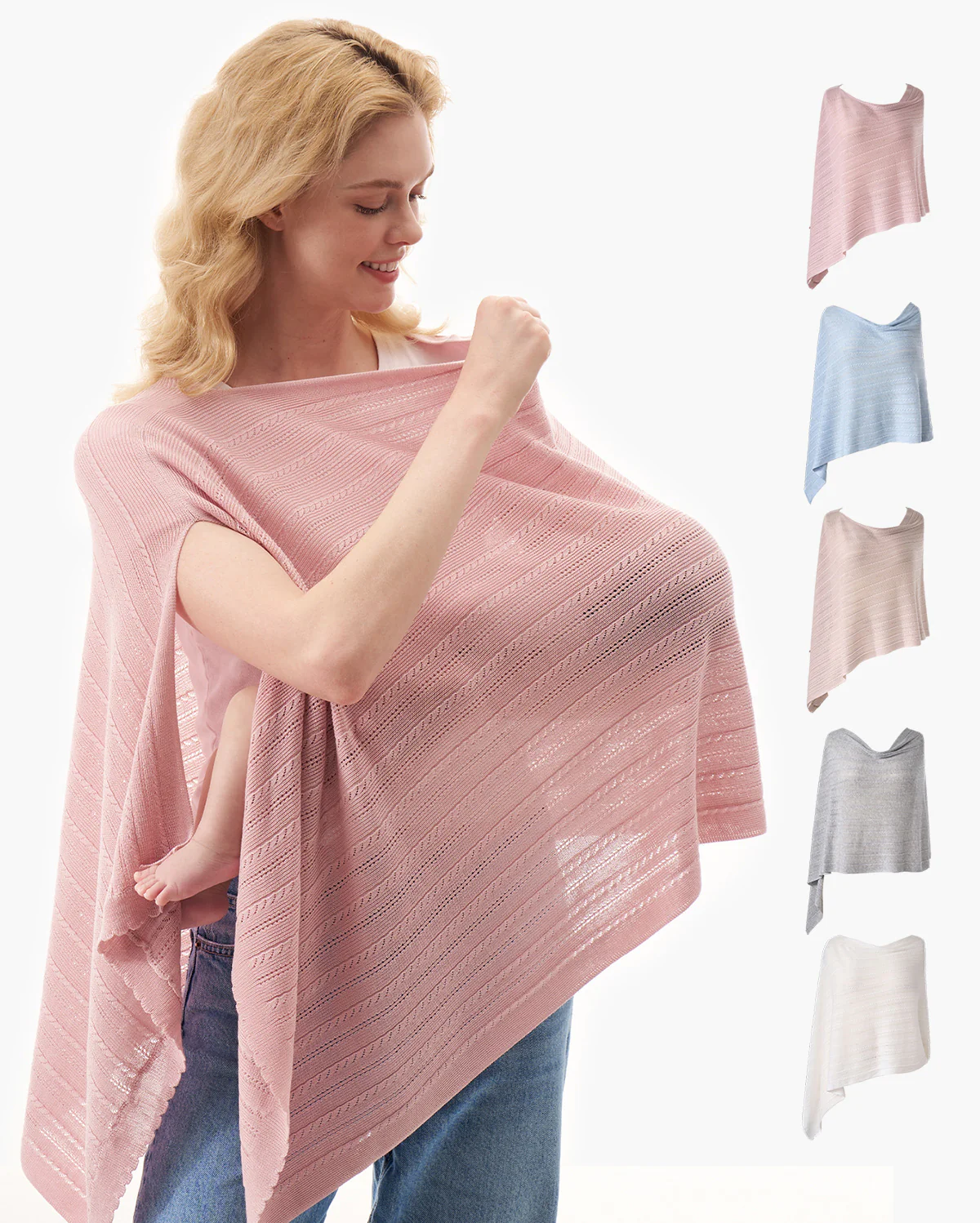 Tencel™ Lyocell Fabric Ultra-Light Nursing Cover - Image 13